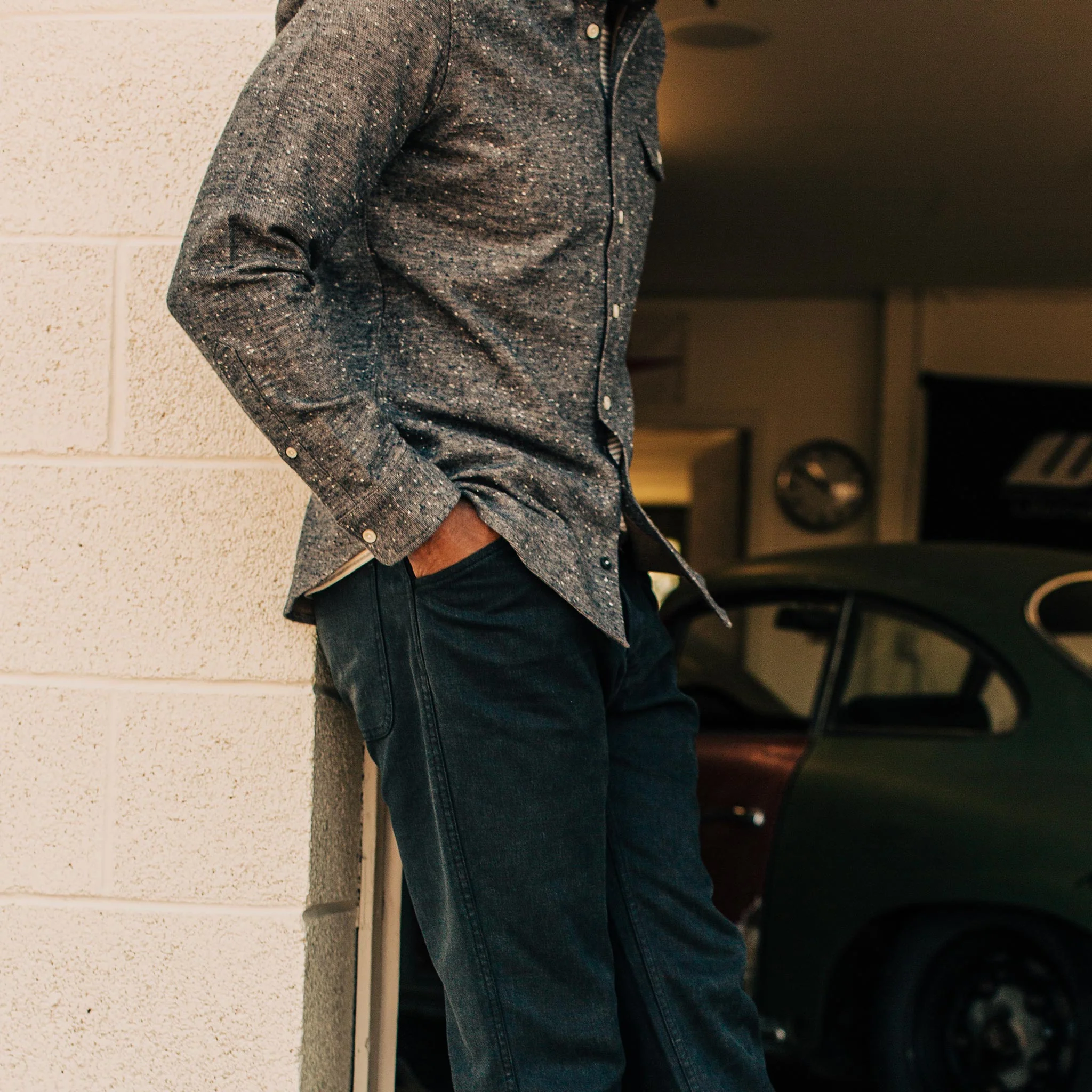 The Sundown in Heather Grey - Image 3