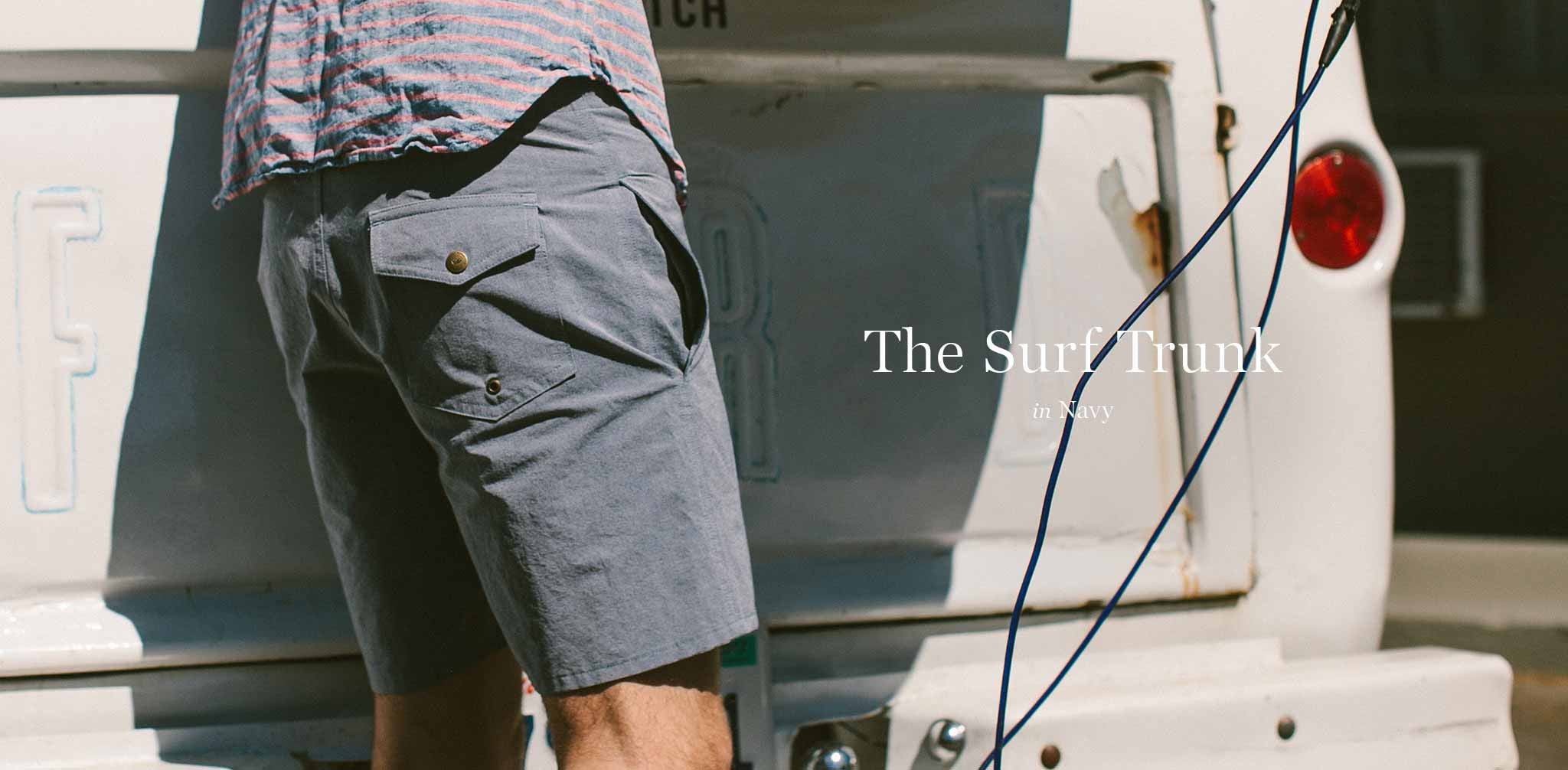 The Surf Trunk in Navy - Image 6