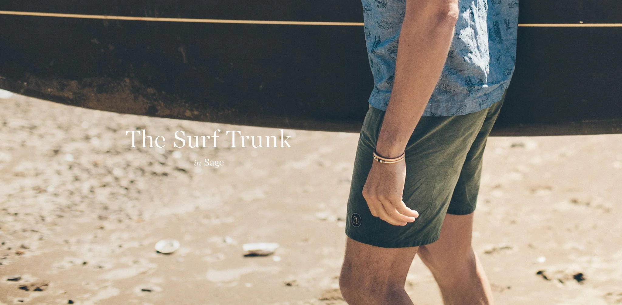 The Surf Trunk in Sage - Image 6