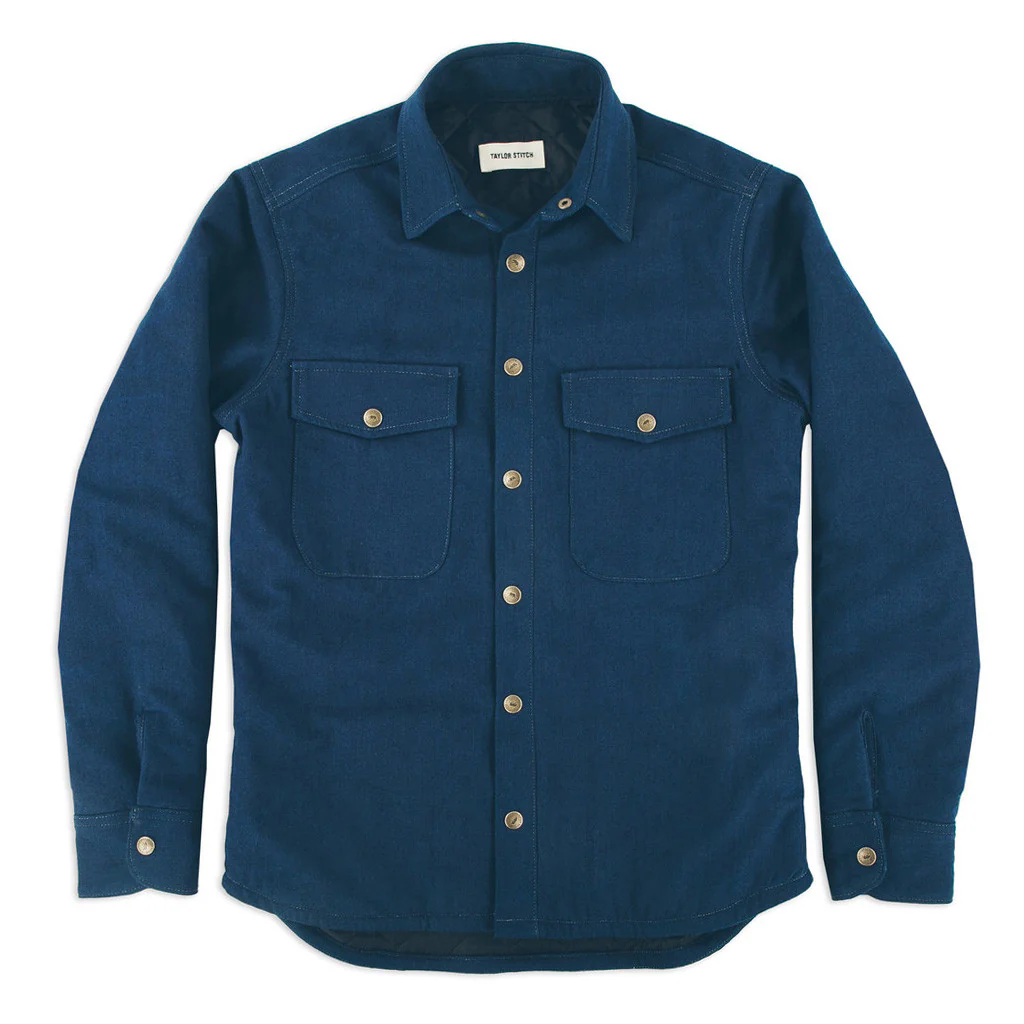 The Task Jacket in Indigo Canvas