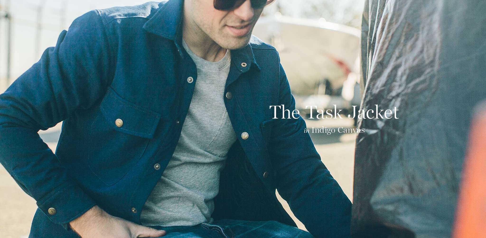 The Task Jacket in Indigo Canvas - Image 9