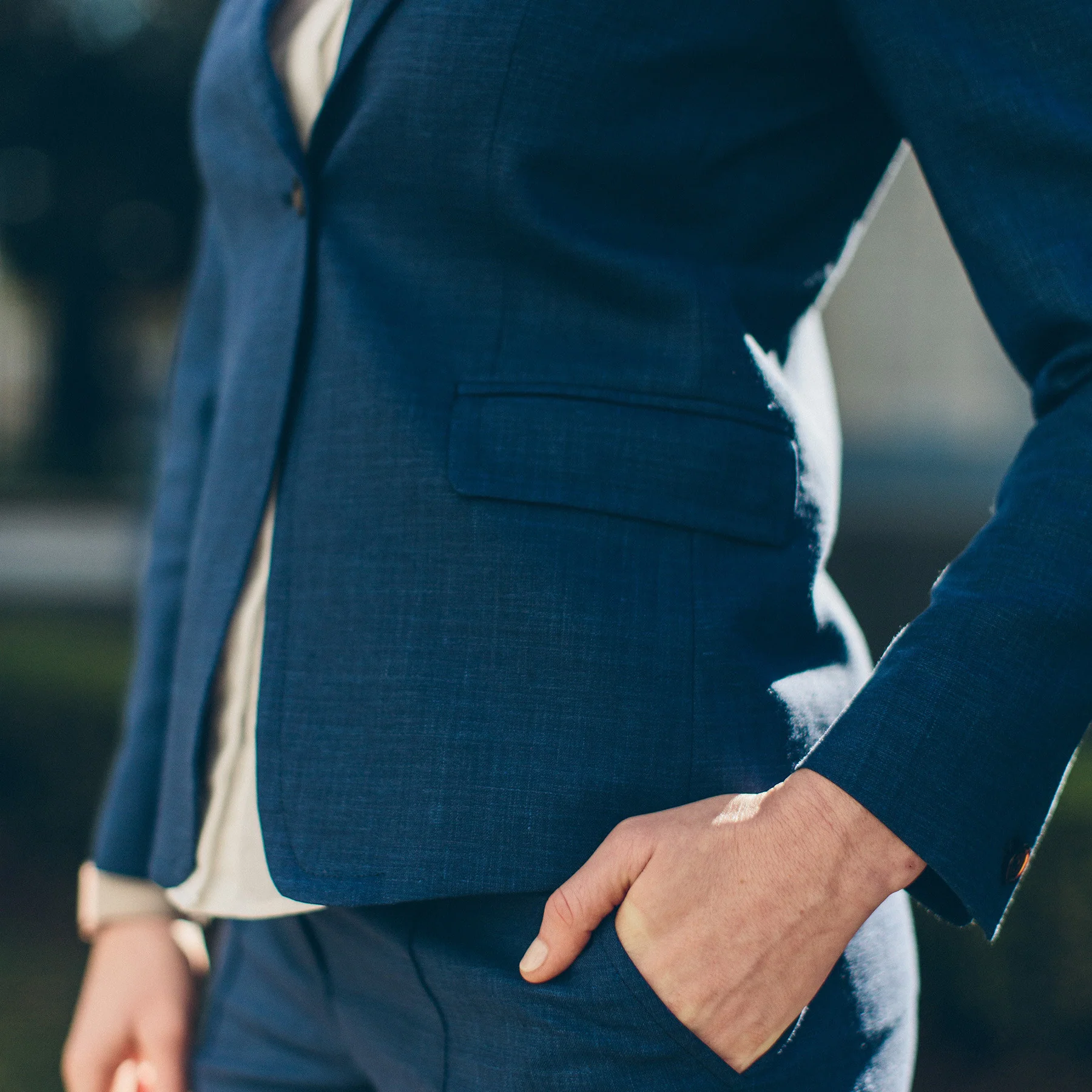The Telegraph Blazer in Cobalt - Image 5