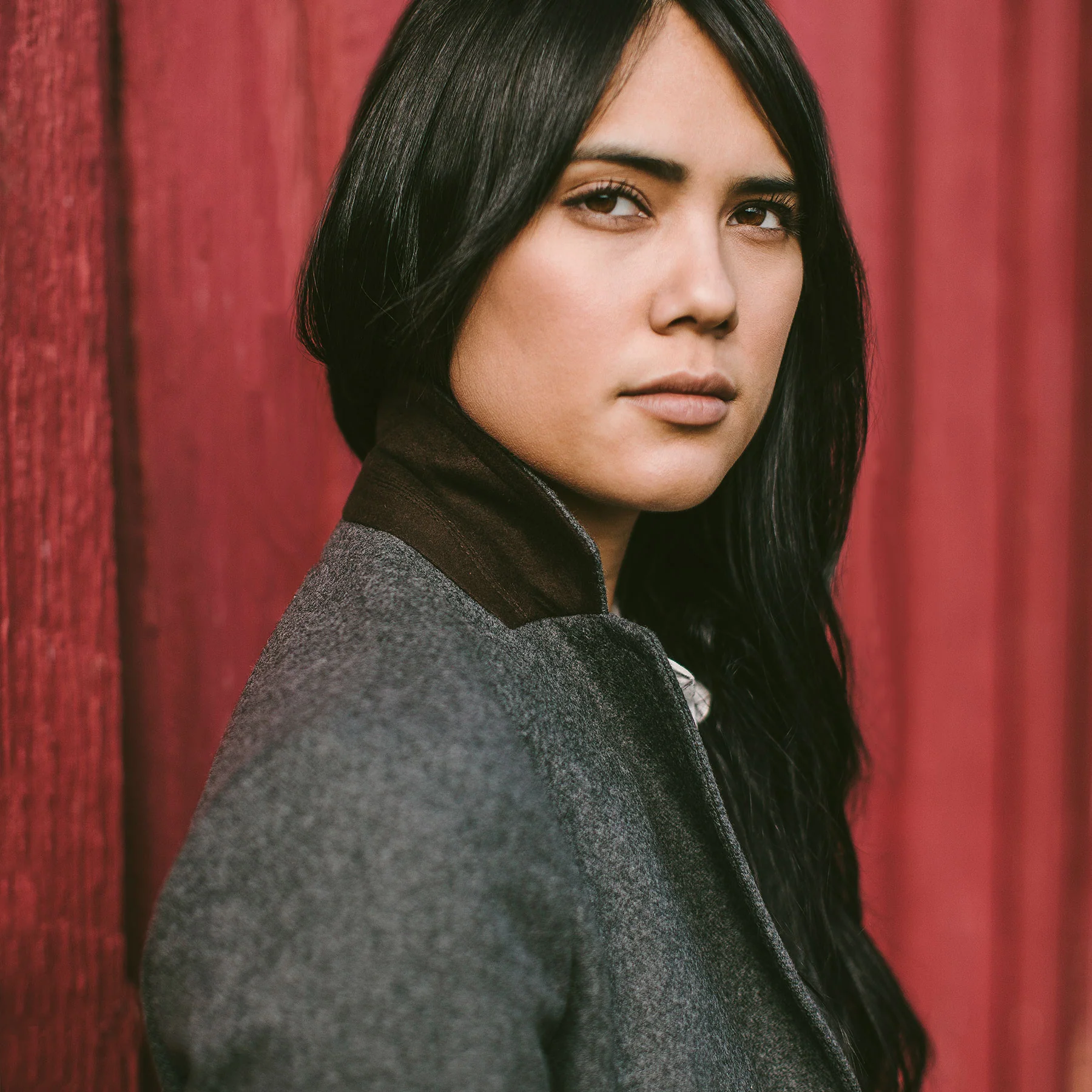 The Telegraph Blazer in Charcoal Wool - Image 4