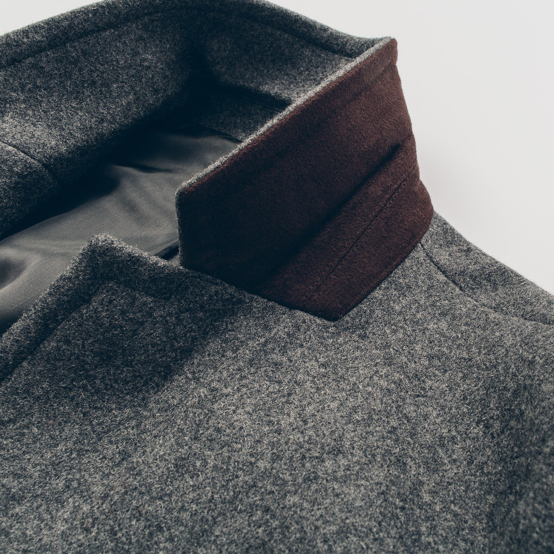 The Telegraph Blazer in Charcoal Wool - Image 9