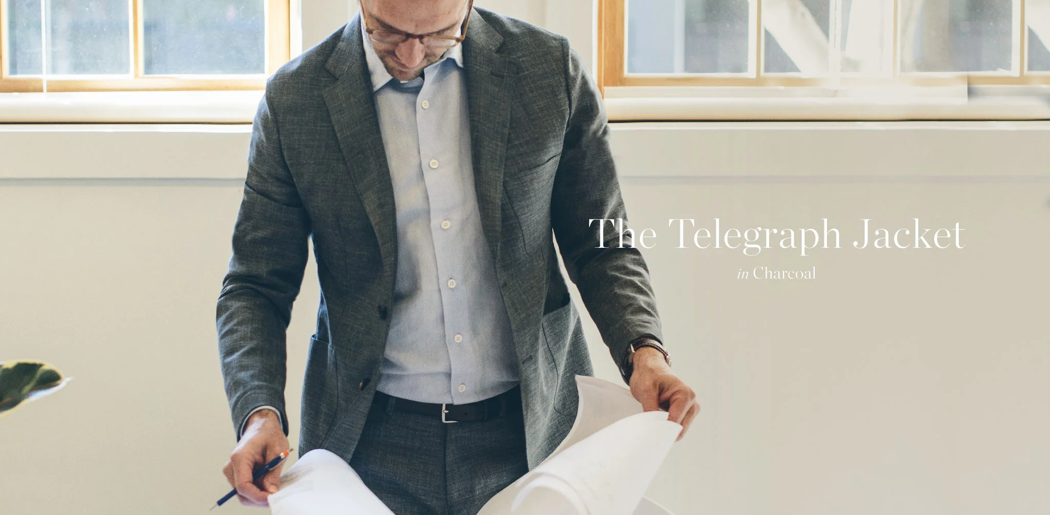 The Telegraph Jacket in Charcoal - Image 10