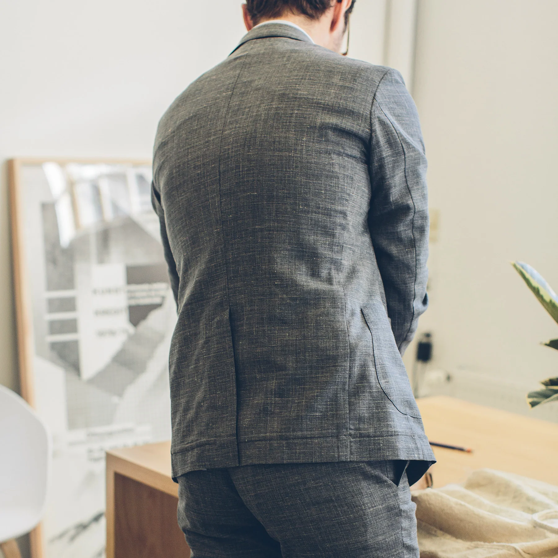 The Telegraph Jacket in Charcoal - Image 6