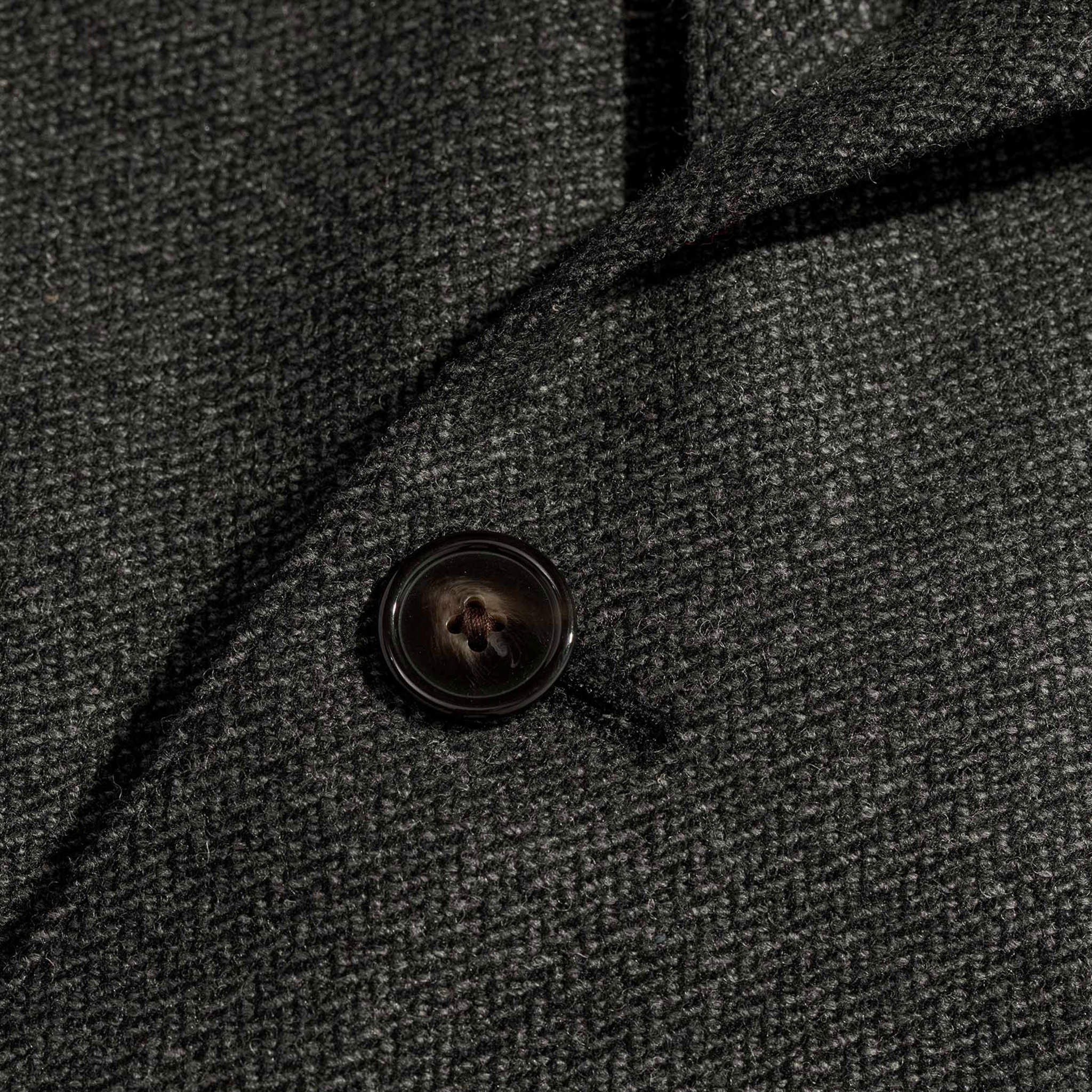 The Telegraph Jacket in Charcoal Herringbone - Image 7