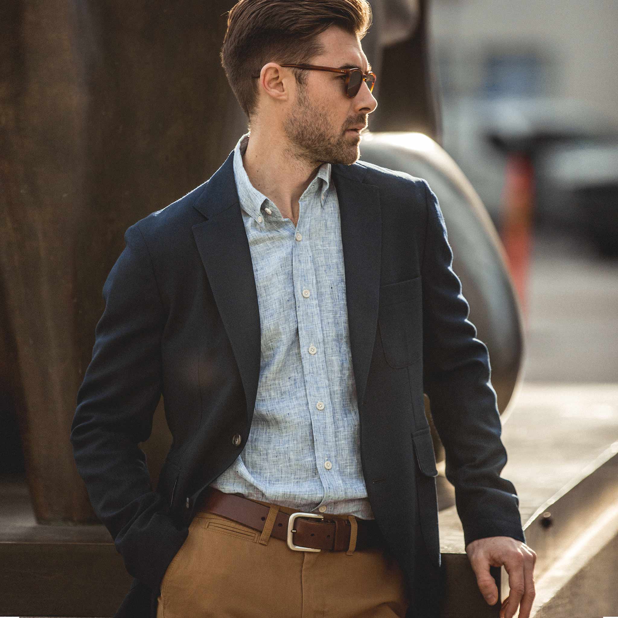 The Telegraph Blazer in Everyday Navy - Image 2