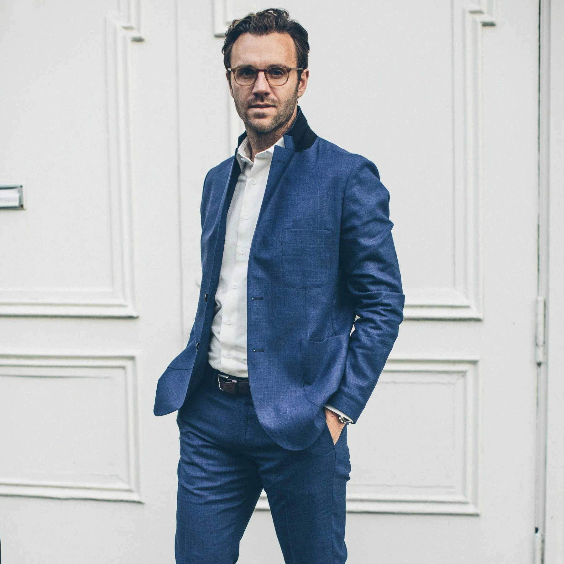 The Telegraph Jacket in Cobalt - Image 2