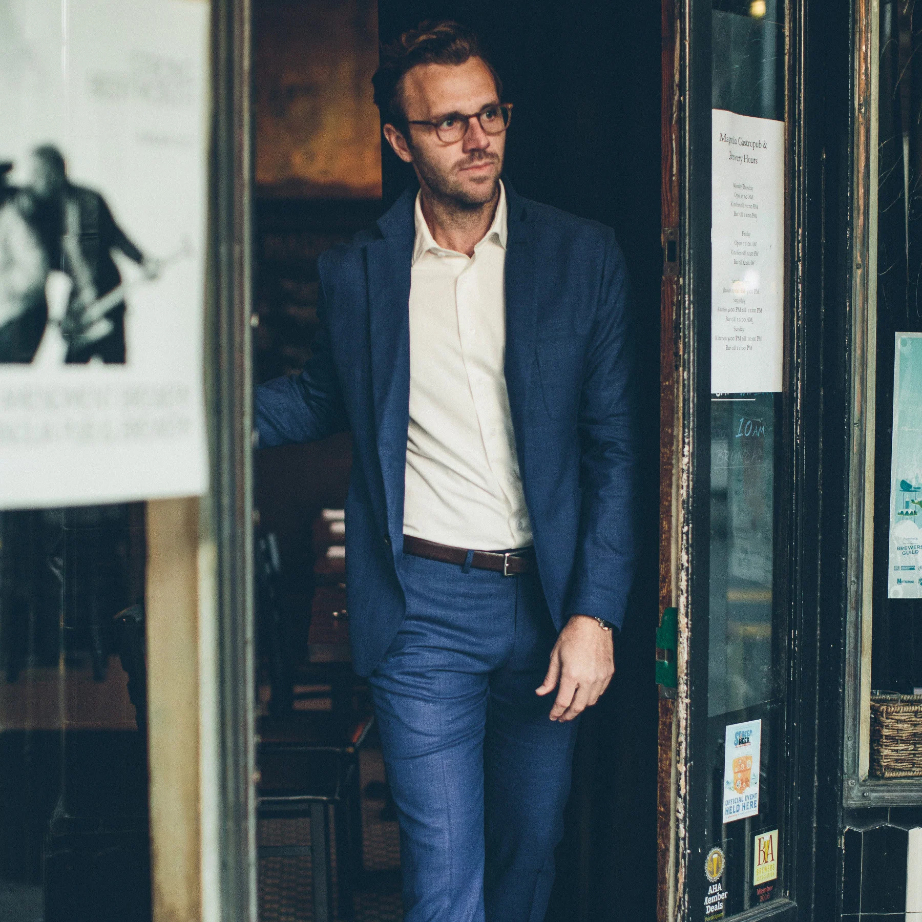 The Telegraph Jacket in Cobalt - Image 5