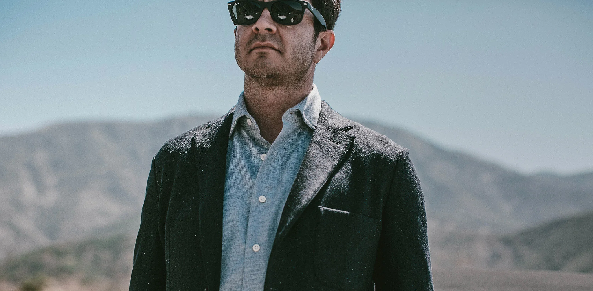 The Telegraph Jacket in Navy Donegal - Image 7