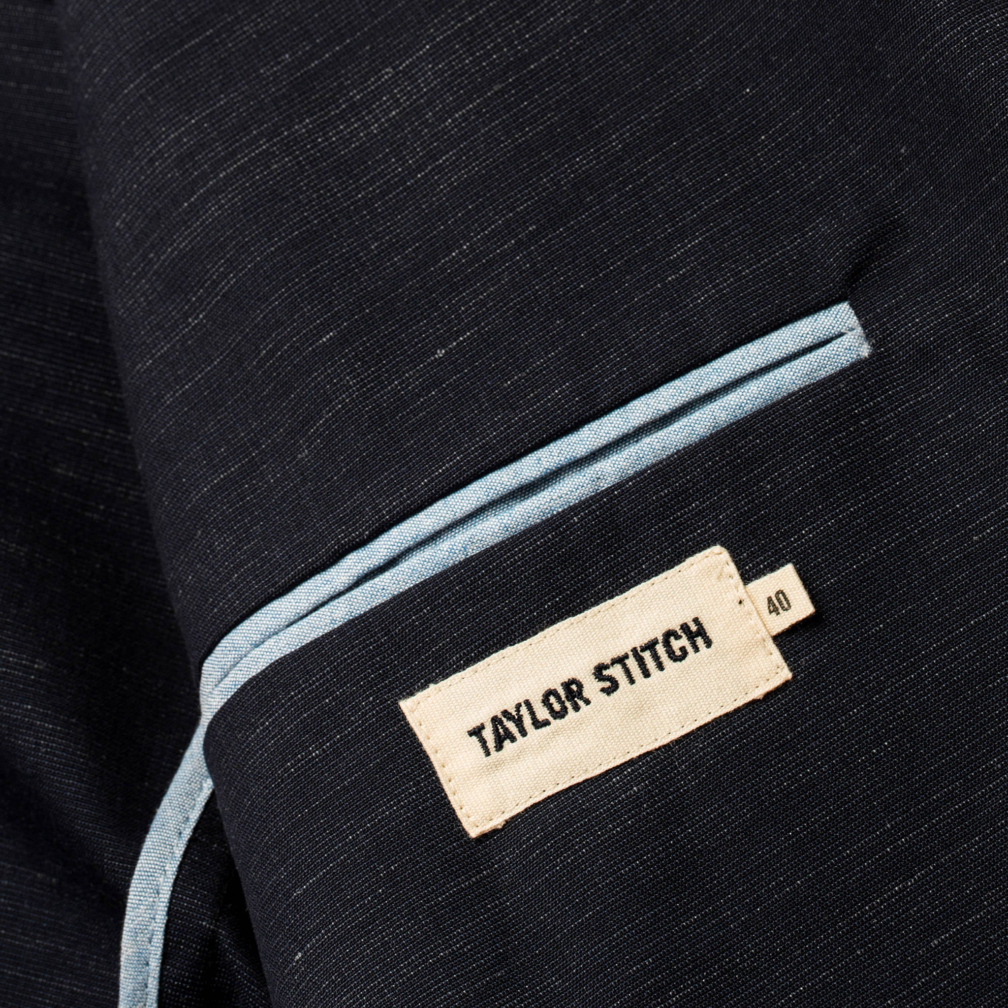 The Telegraph Jacket in Navy Slub - Image 11