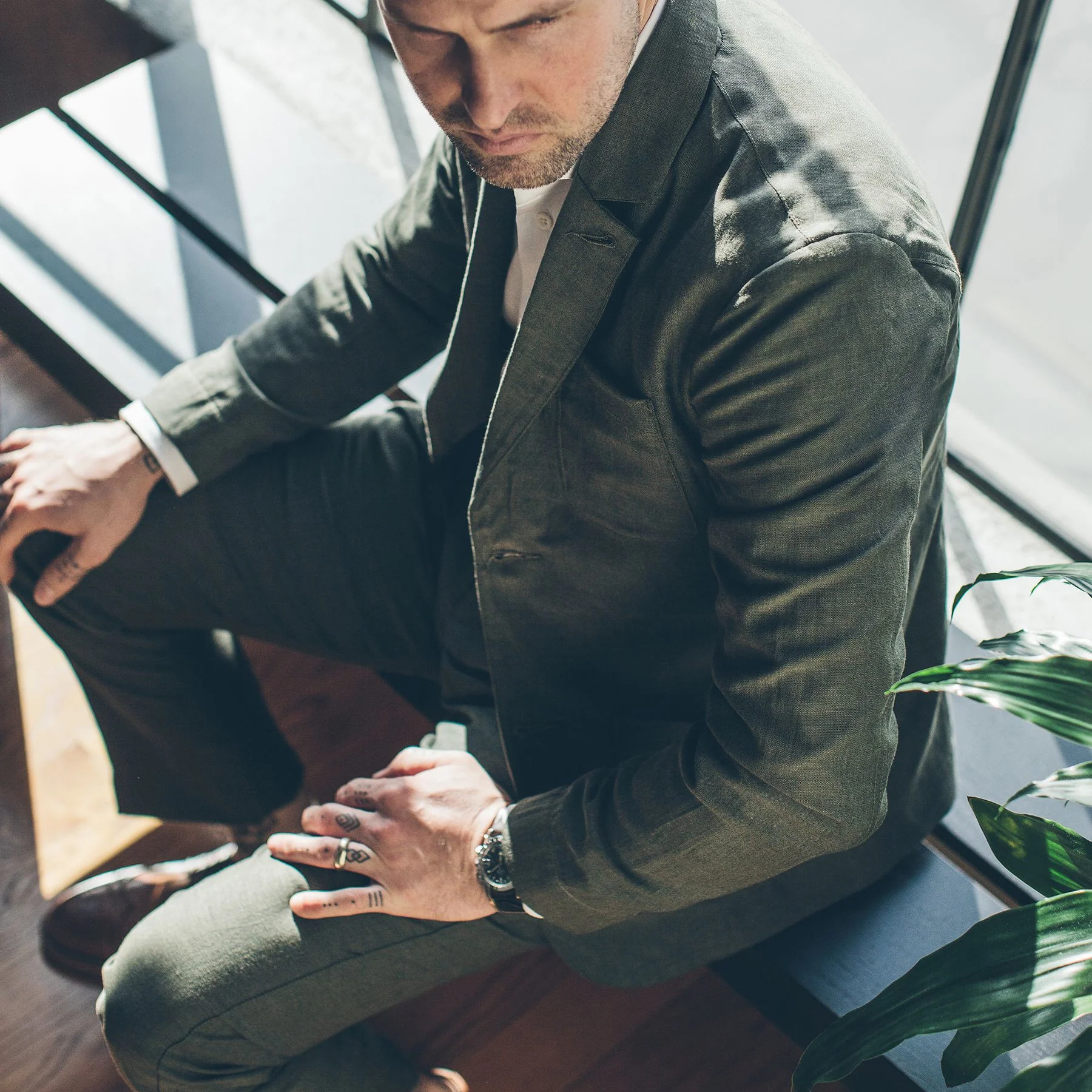 The Telegraph Jacket in Olive - Image 8