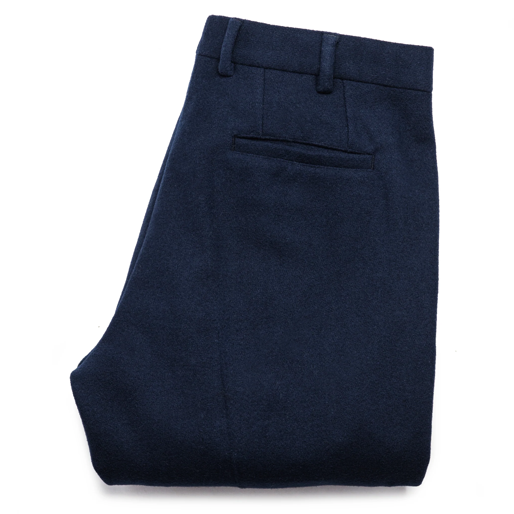The Telegraph Trouser in Navy Boiled Wool - Image 7