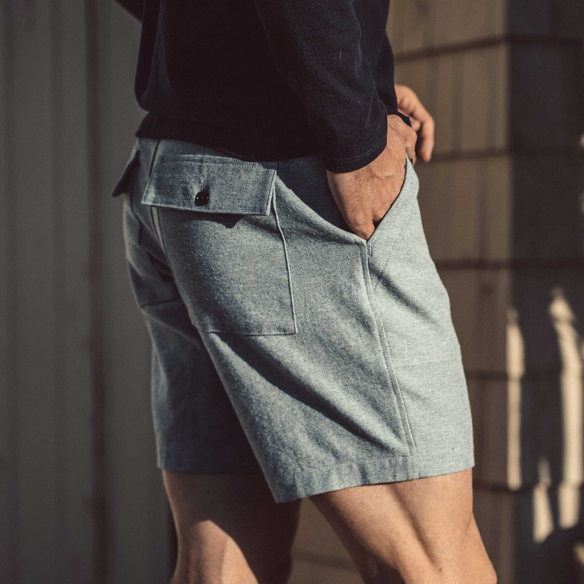 The Trail Short in Midnight Slub - Image 5