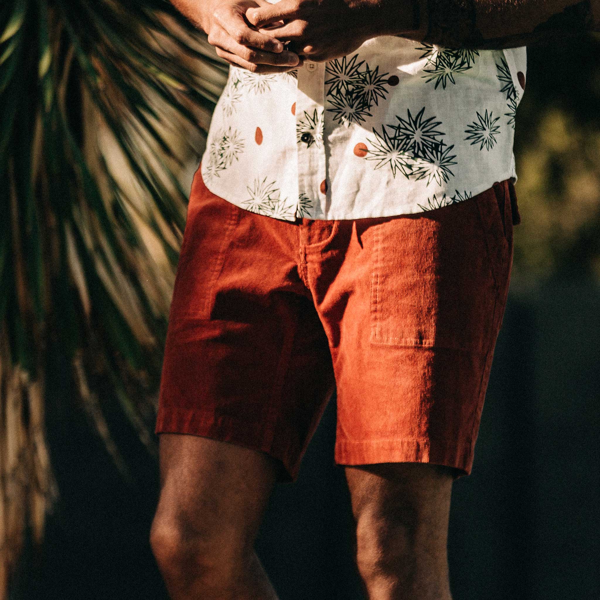 The Trail Short in Rust Cord - Image 3