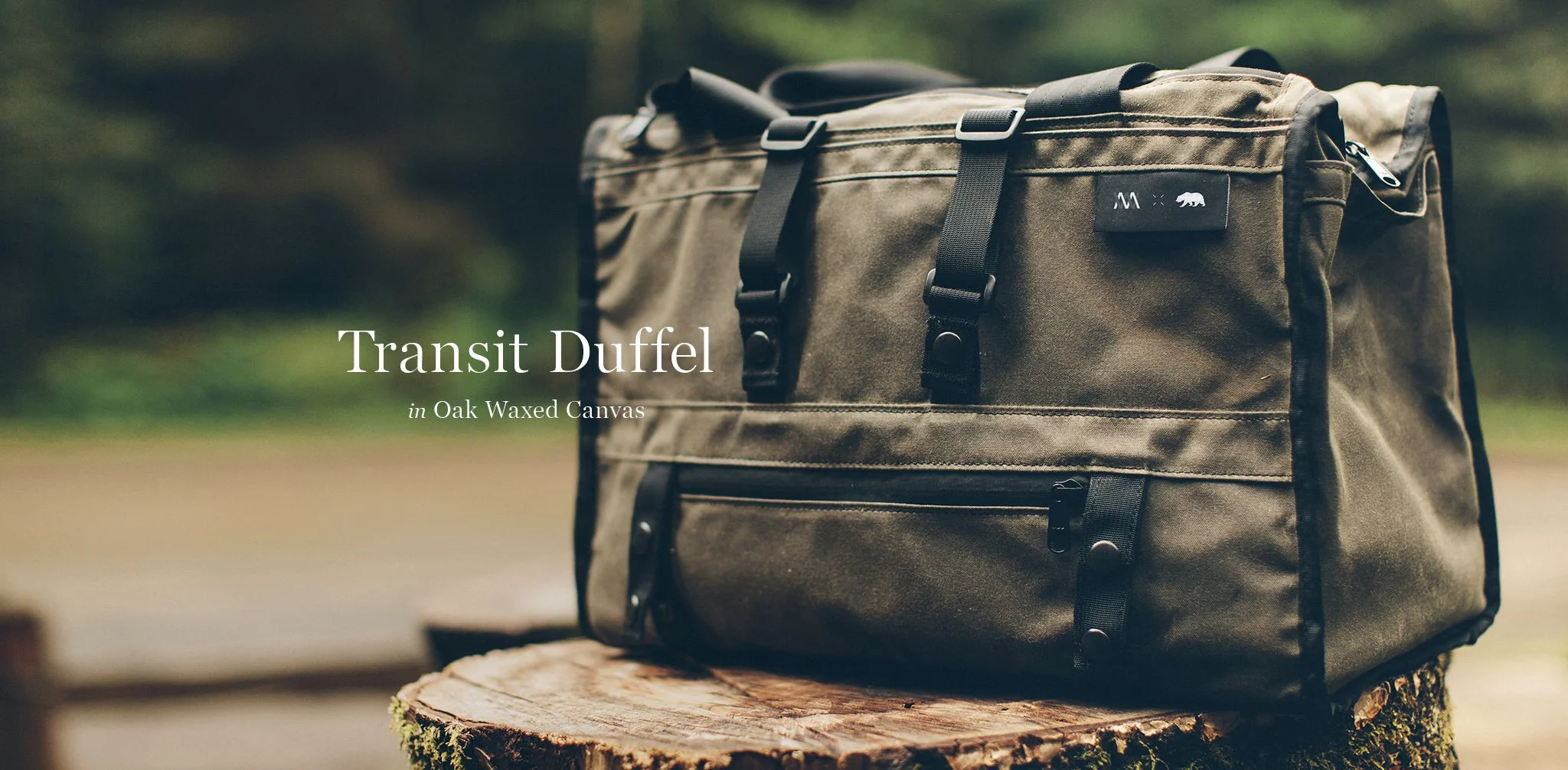 The Transit Duffel in Oak Waxed Canvas - Image 11