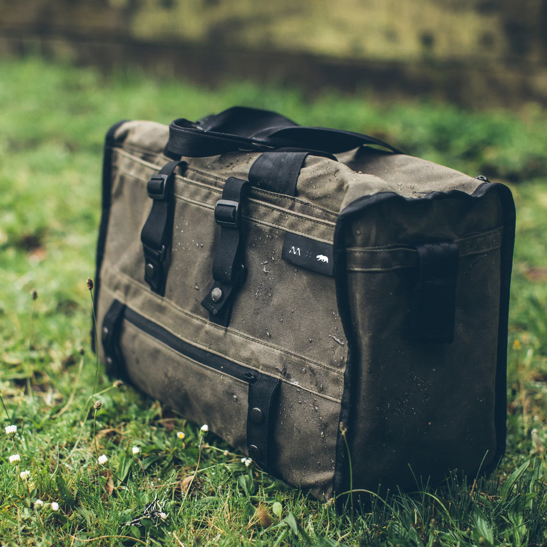 The Transit Duffel in Oak Waxed Canvas - Image 8