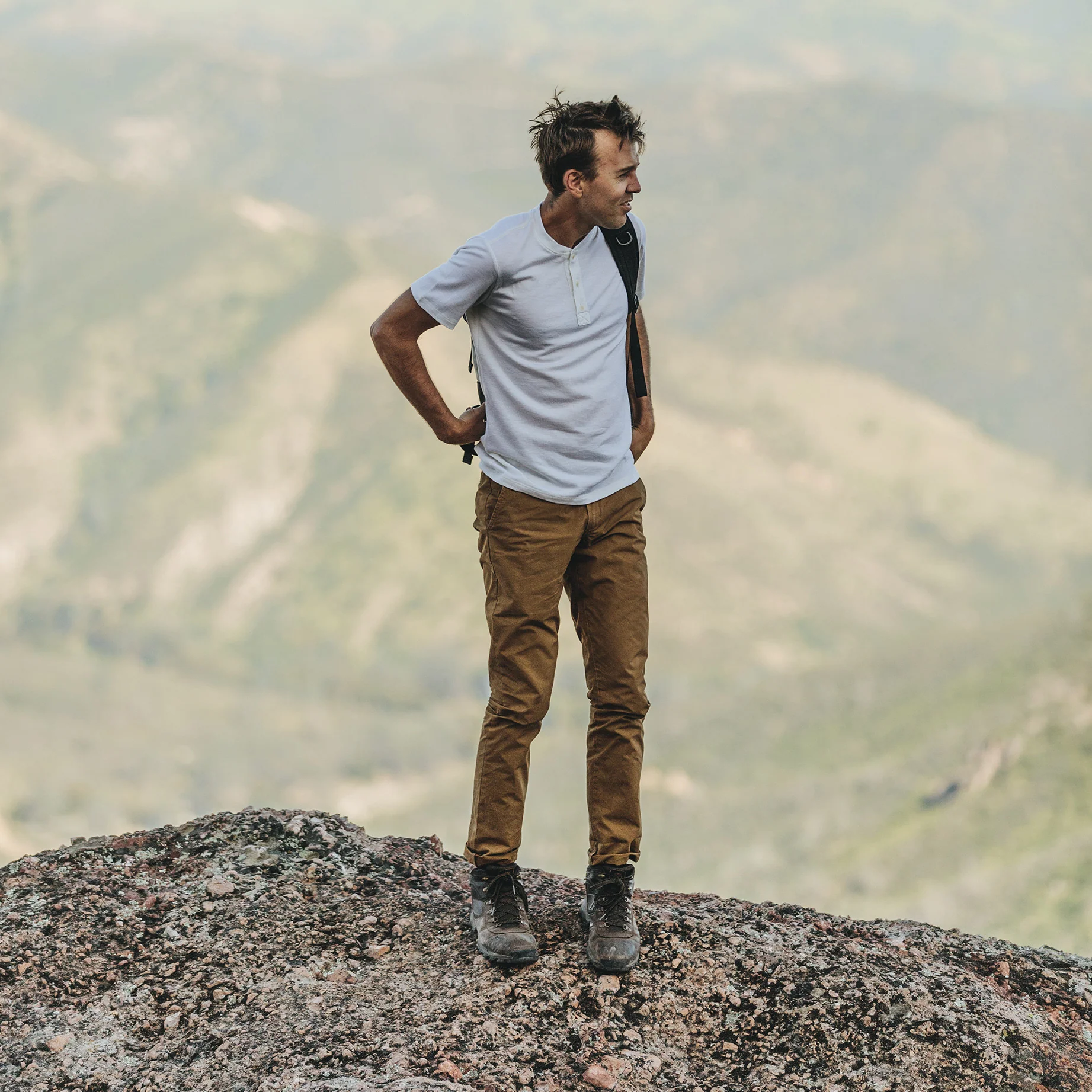 The Travel Chino in British Khaki - Image 2