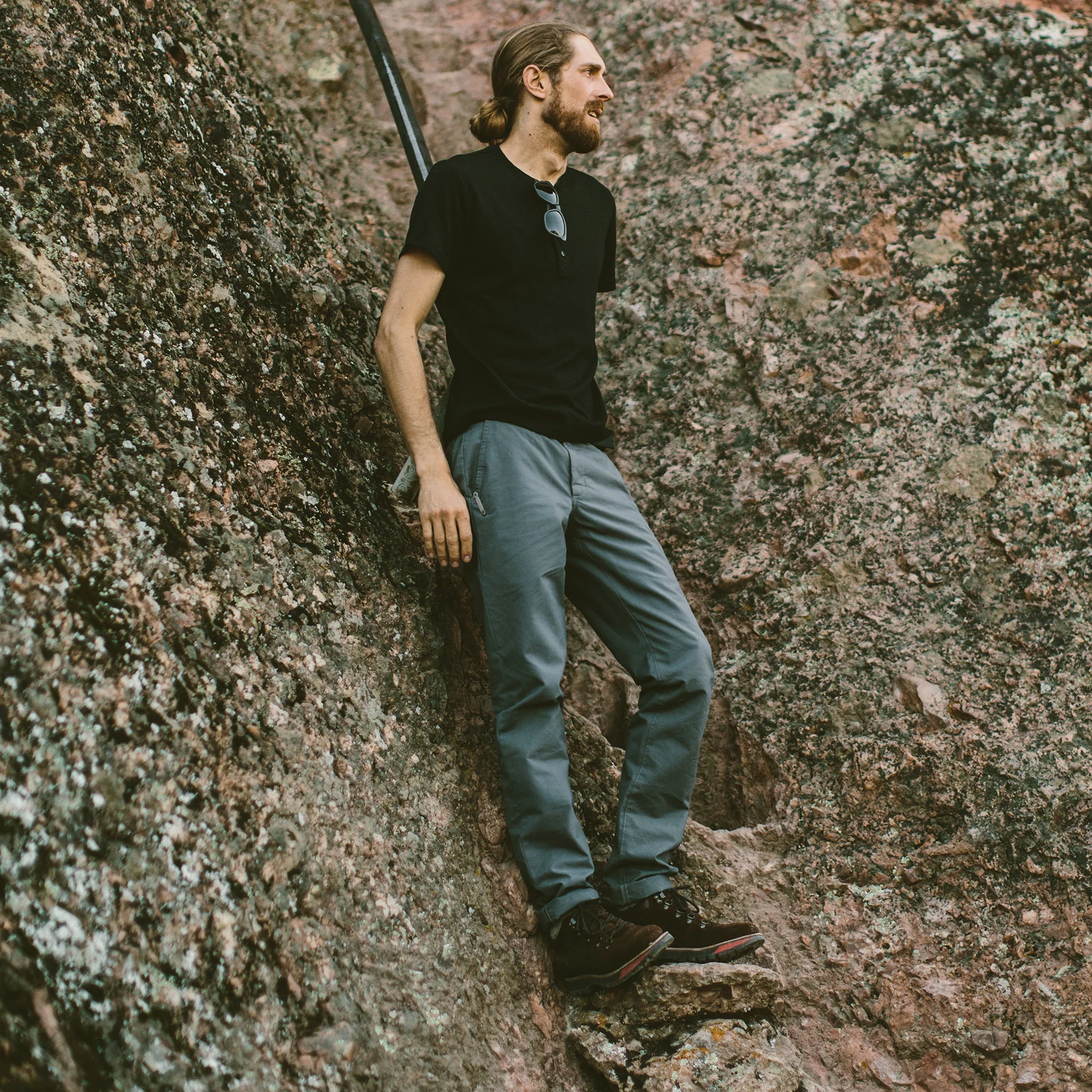 The Travel Chino in Charcoal - Image 2