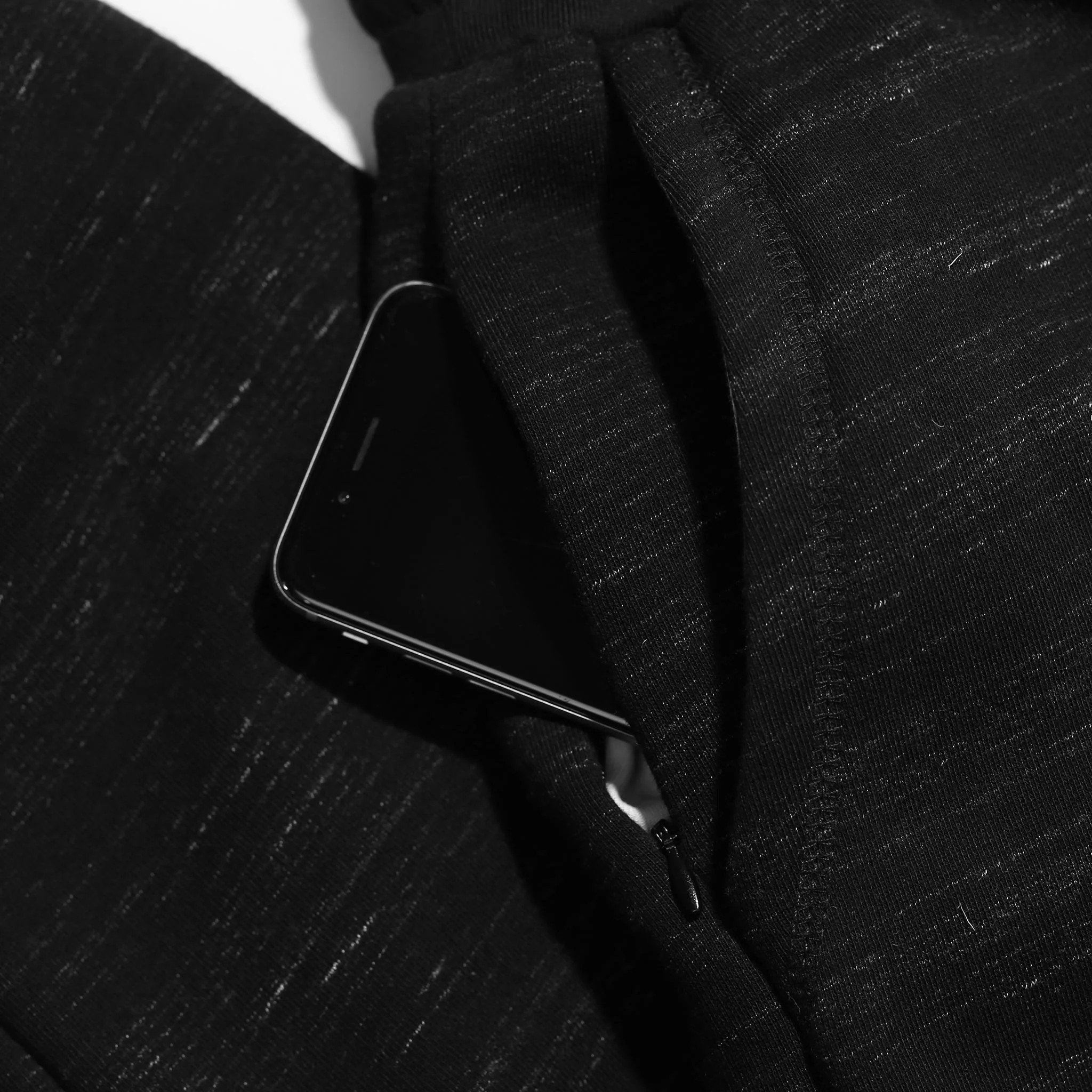 The Travel Pant in Black Fleece - Image 6