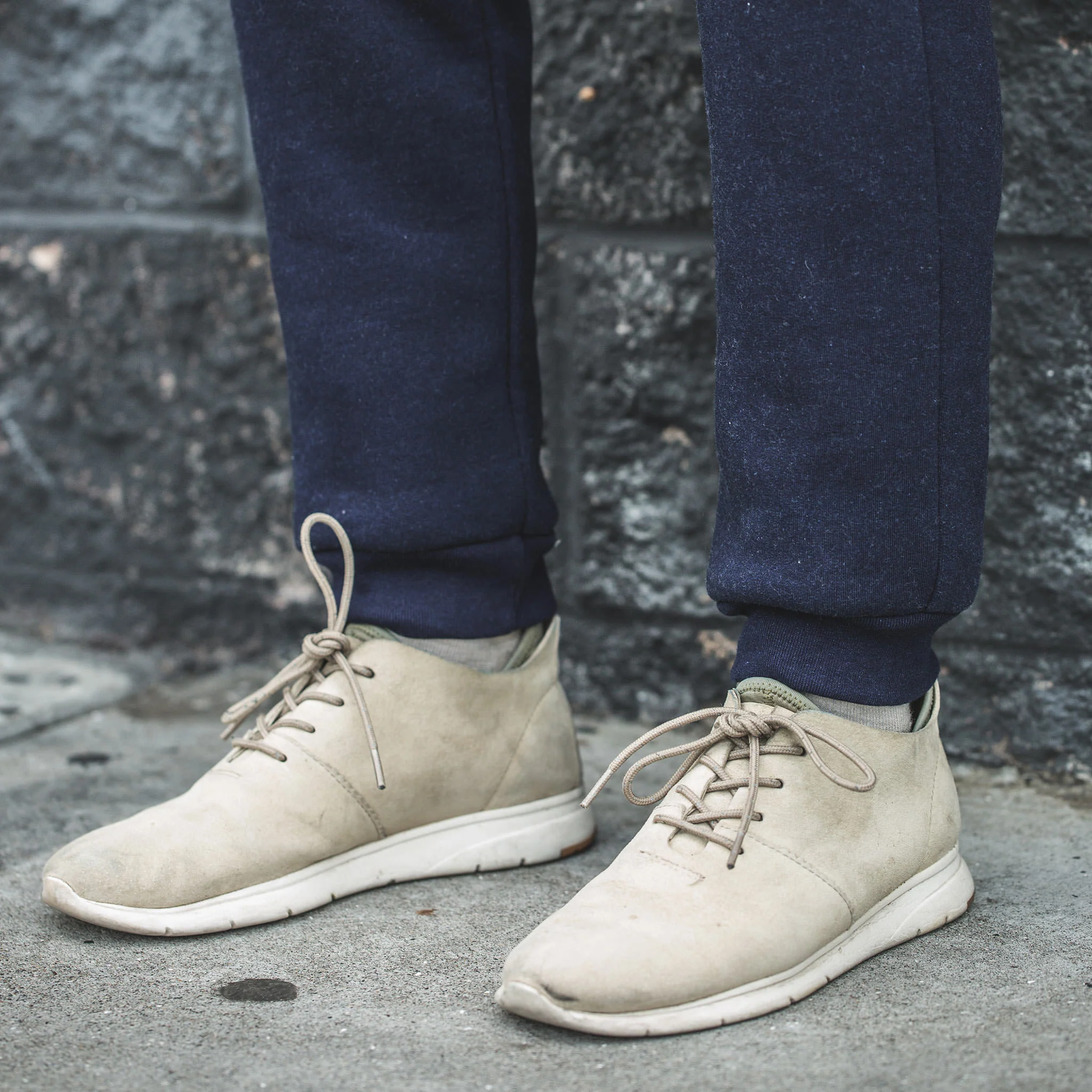 The Travel Pant in Indigo Fleece - Image 4