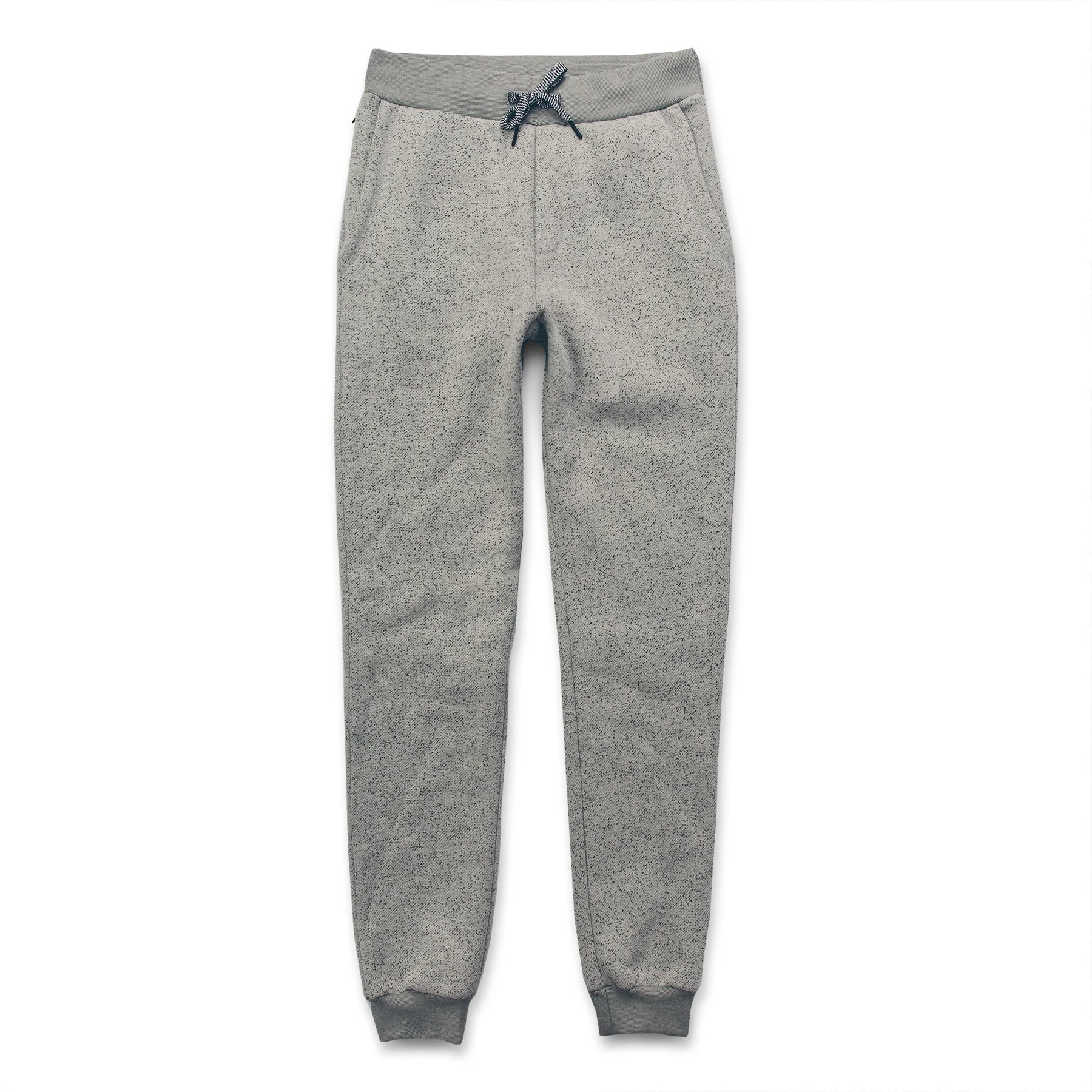 The Travel Pant in White Fleck Fleece - Image 3