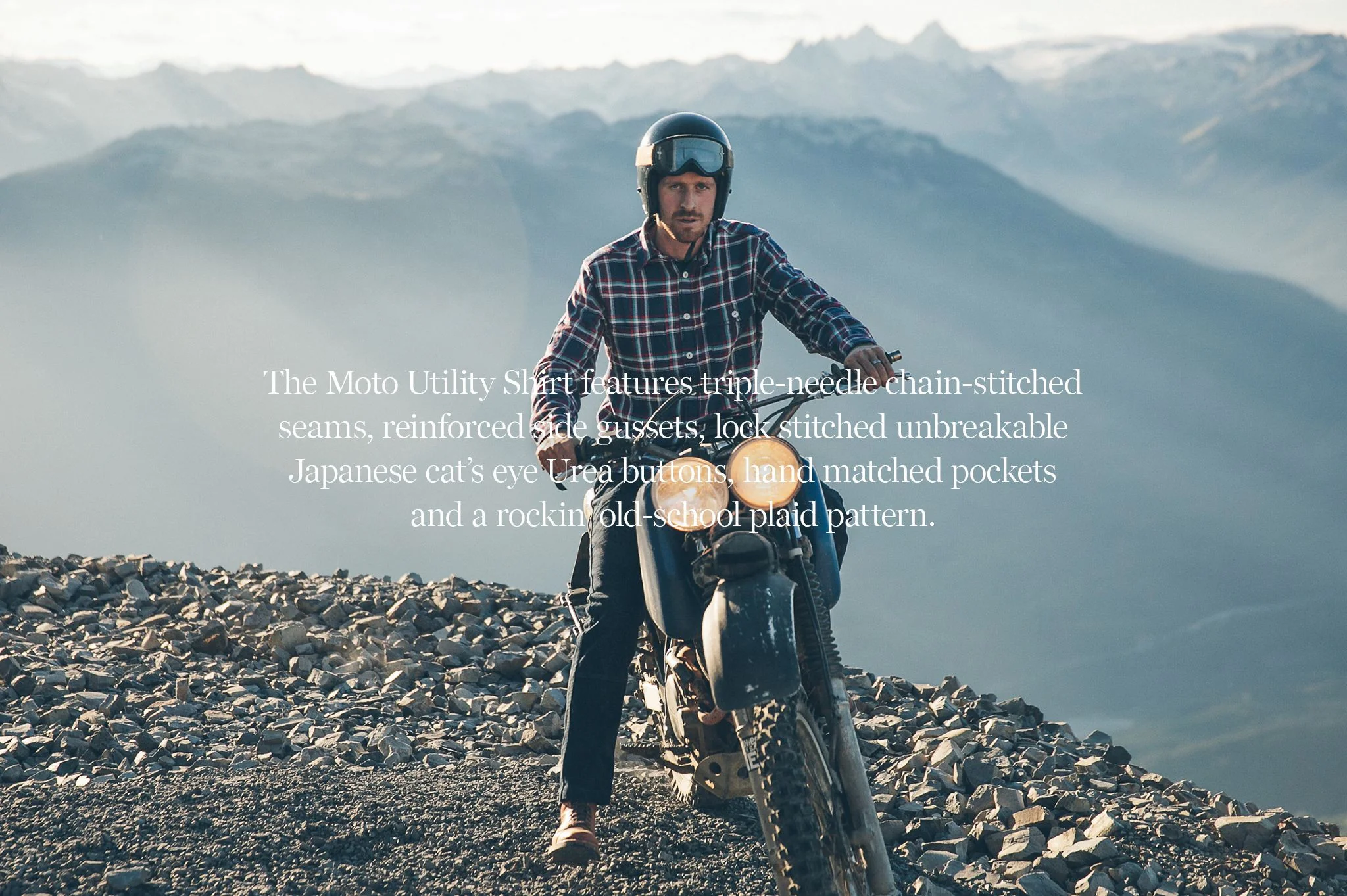 The Triple Needle Moto Utility Shirt in Navy - Image 8