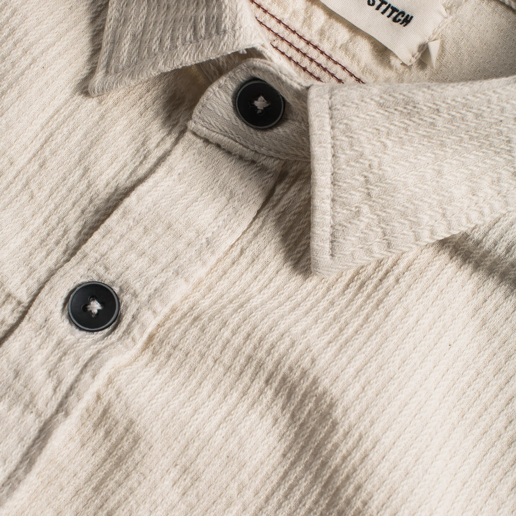 The Utility Shirt in Cone Mills Corded Natural - Image 6