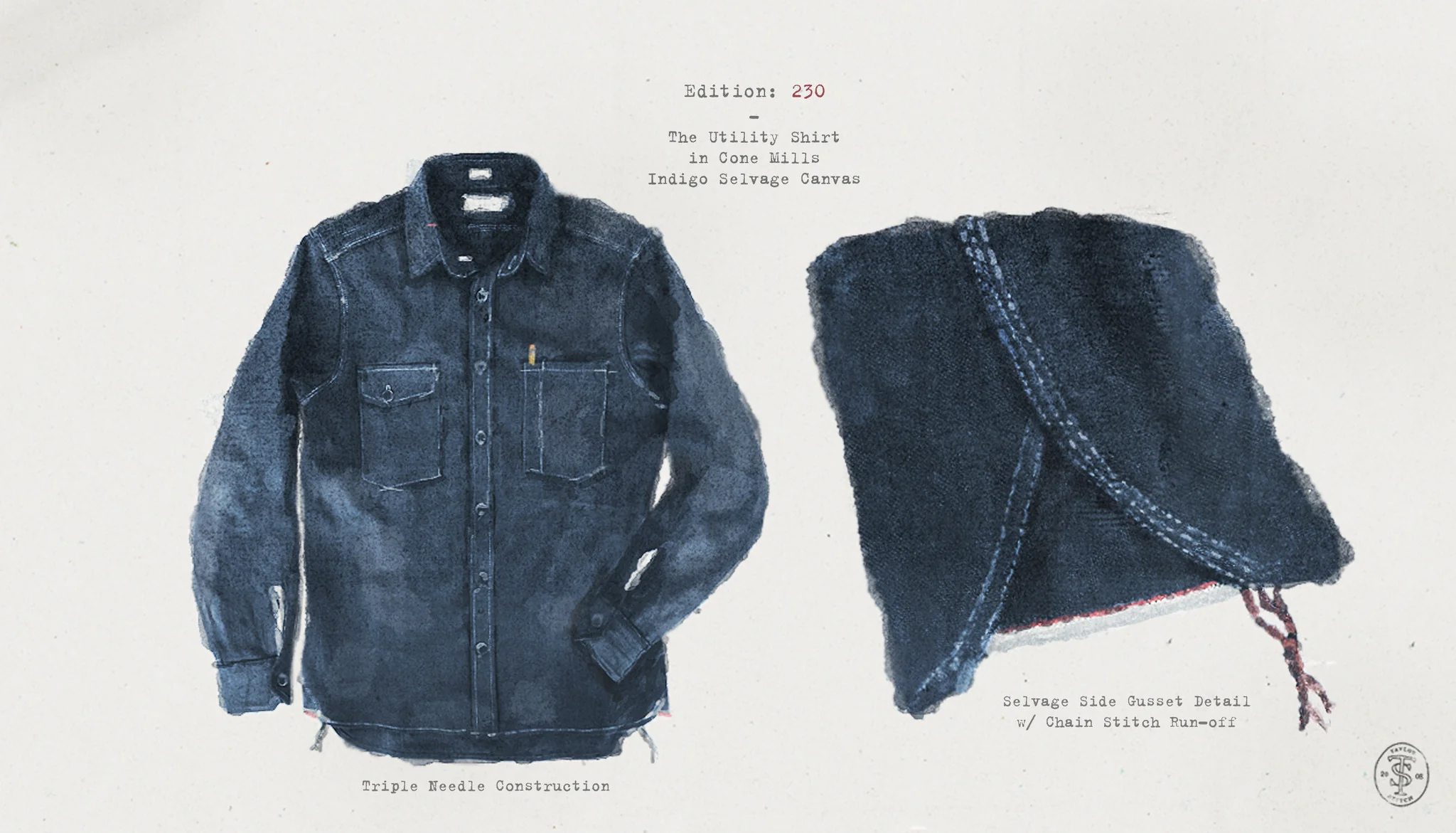 The Utility Shirt in Cone Mills Indigo Selvage Canvas - Image 12