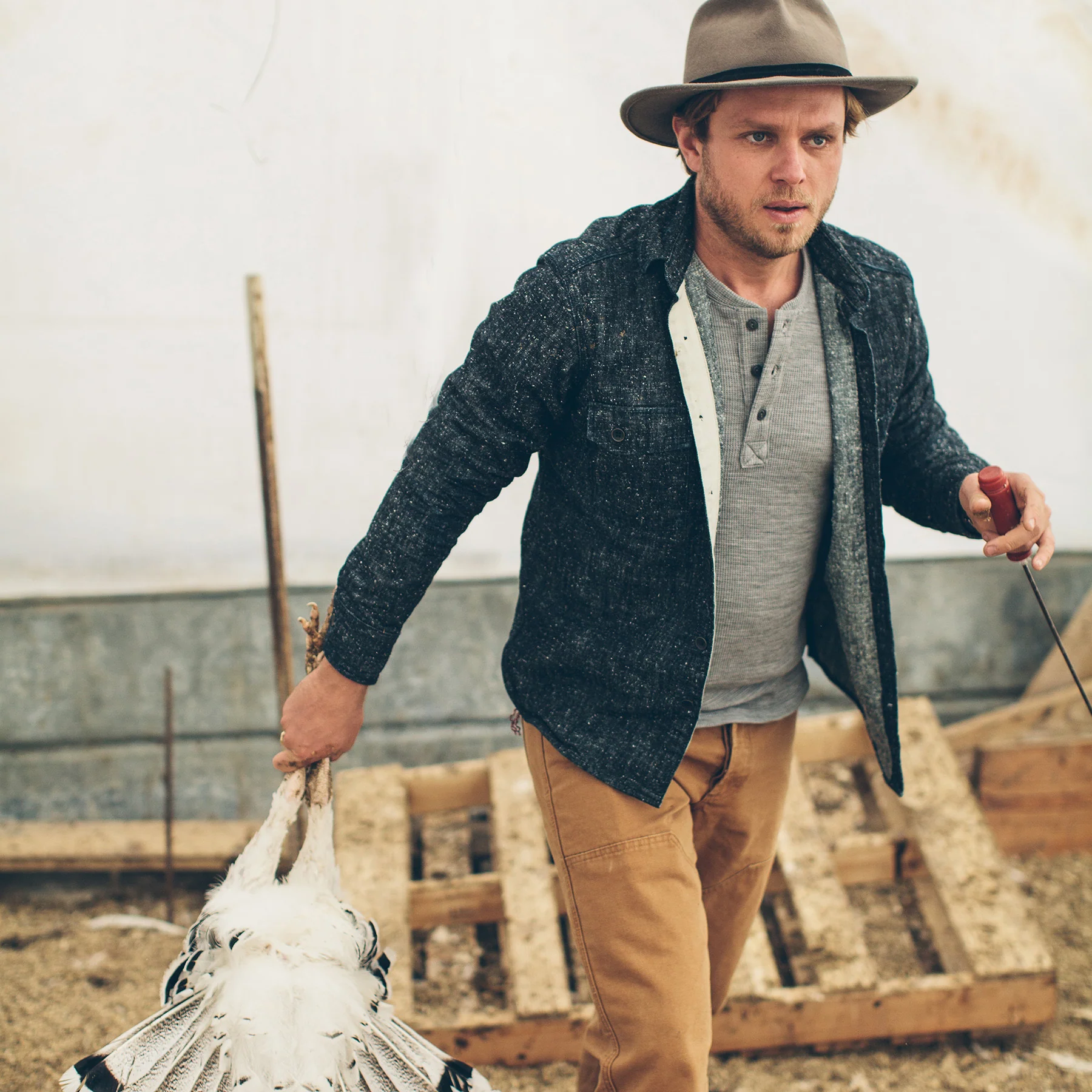 The Utility Shirt in Heavy Slub Denim - Image 2
