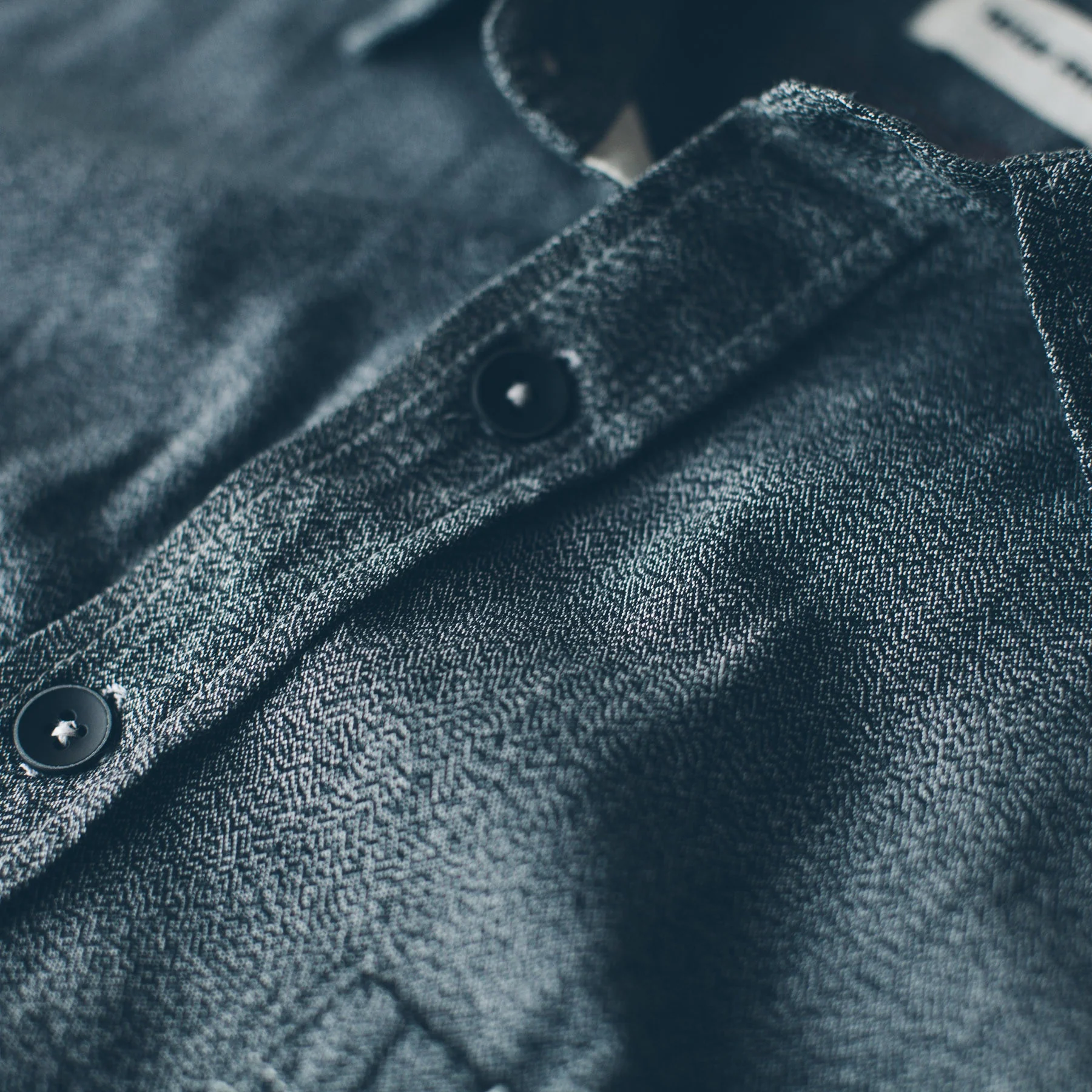 The Utility Shirt in Salt & Pepper Chambray - Image 6