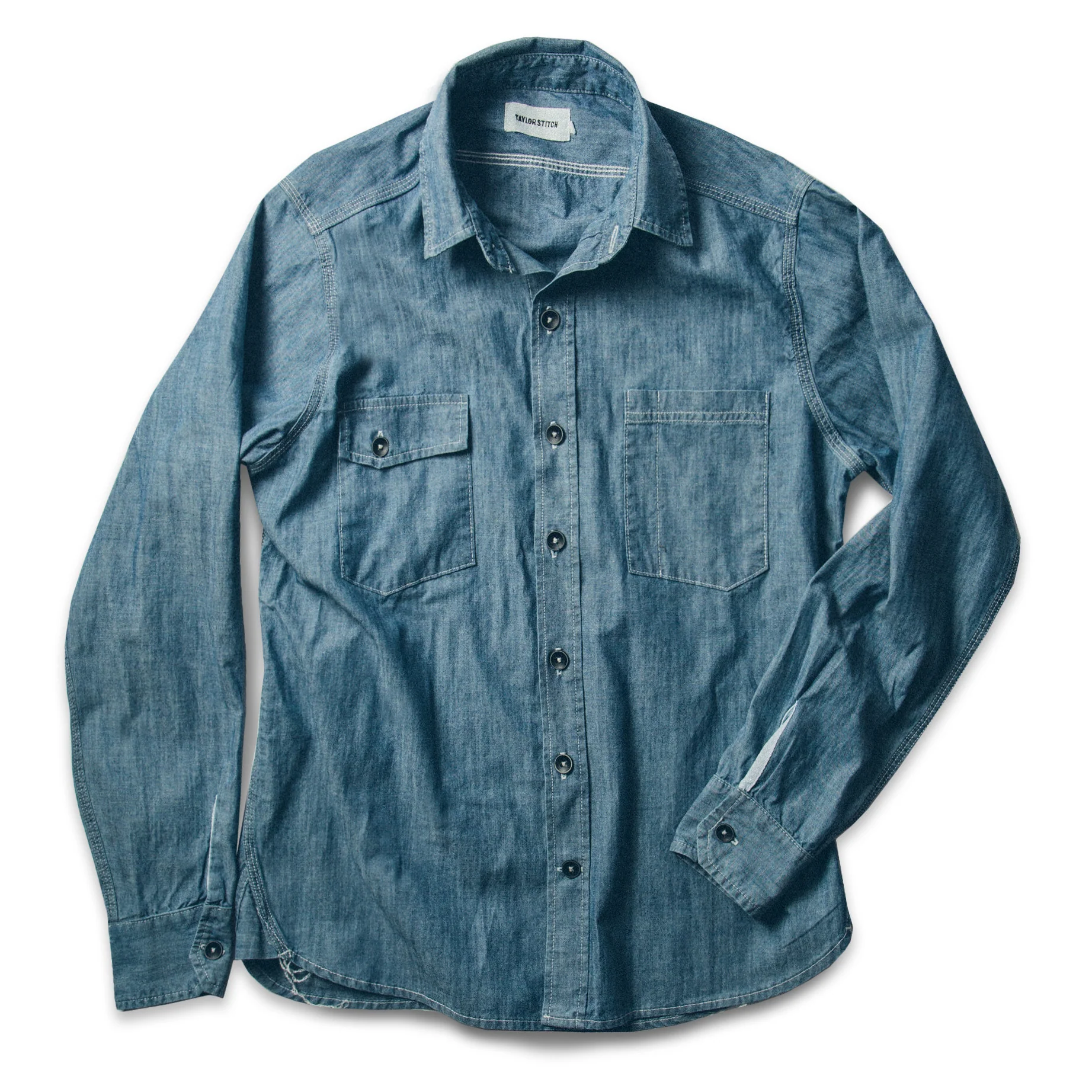 The Utility Shirt in Sea Washed Chambray - Image 3