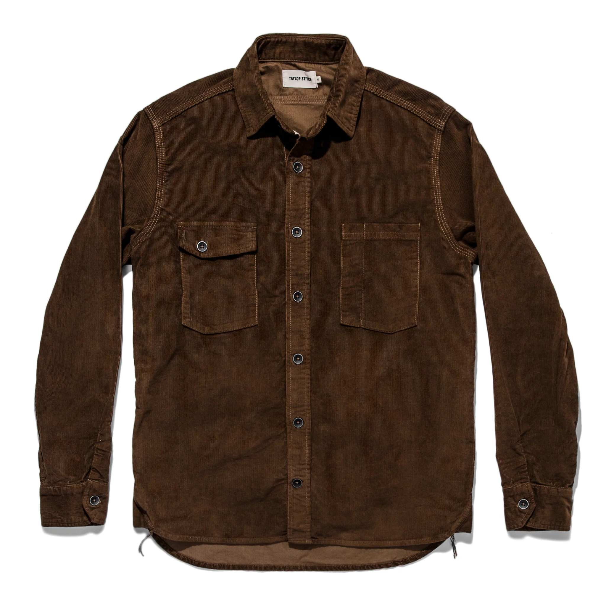 The Utility Shirt in Tobacco Cord - Image 8