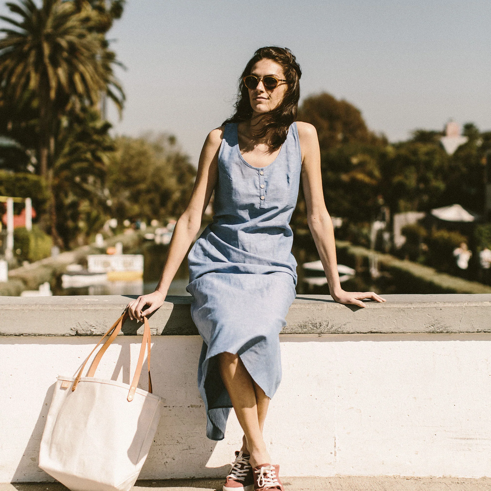 The Venice Dress in Azure - Image 4