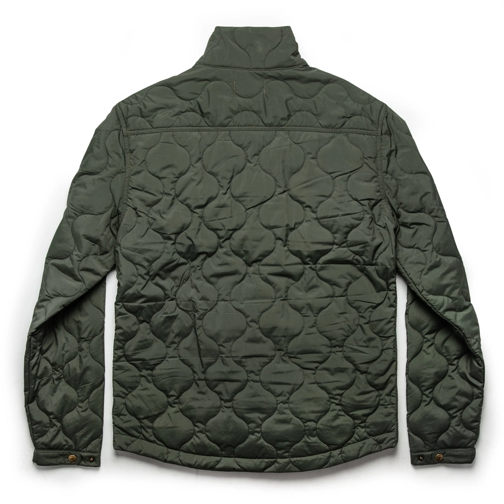 The Vertical Jacket in Olive - Image 12
