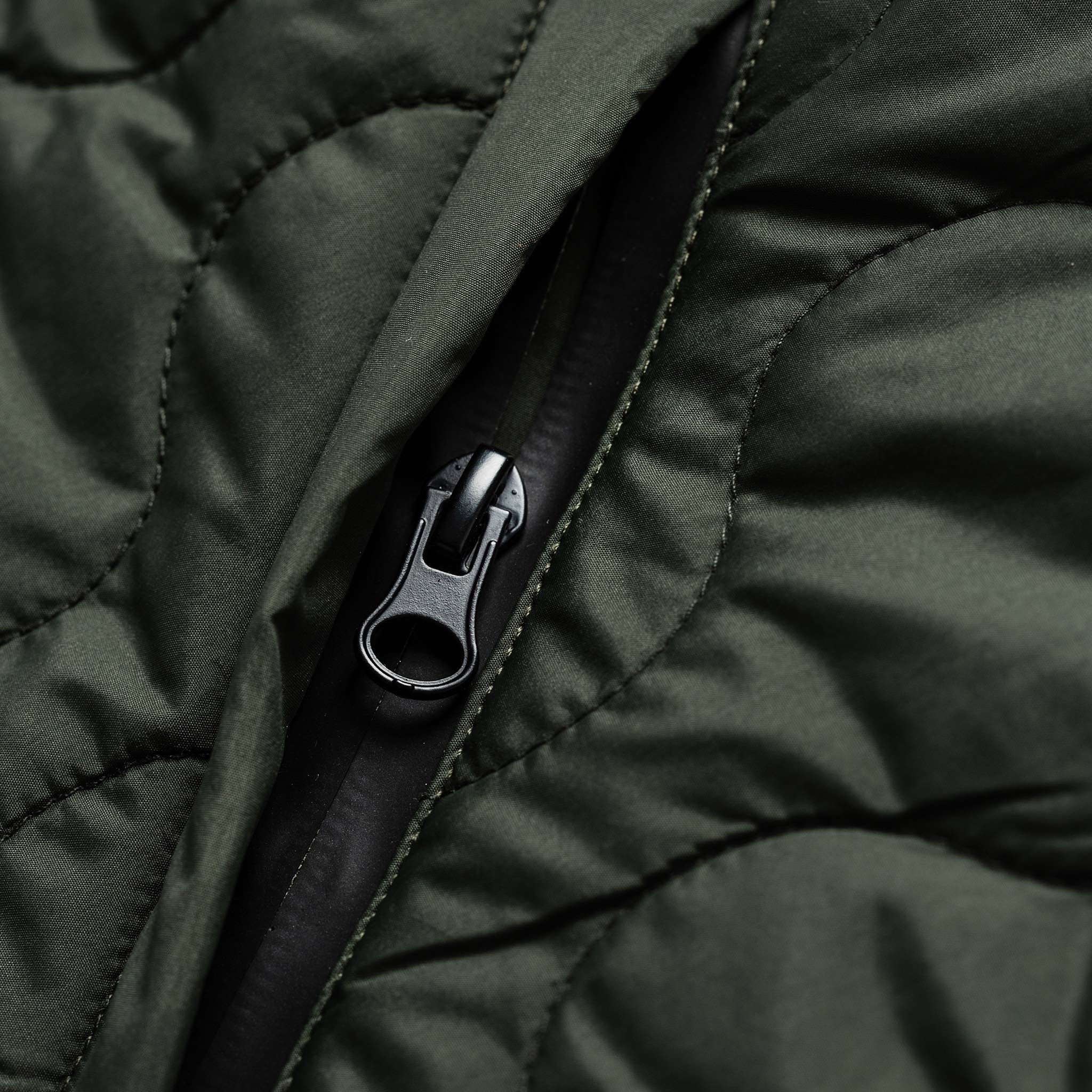 The Vertical Jacket in Olive - Image 7