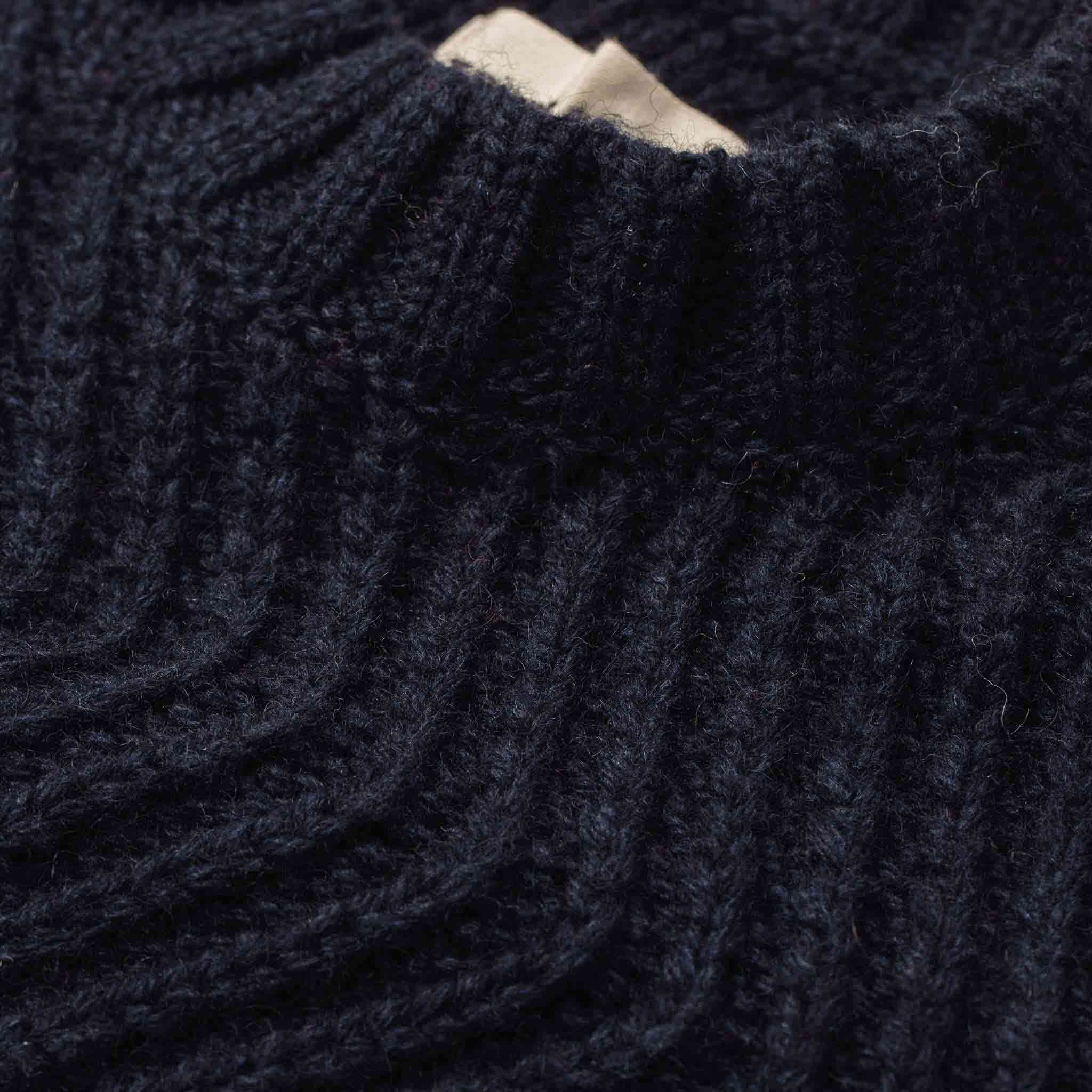The Wave Sweater in Navy - Image 6