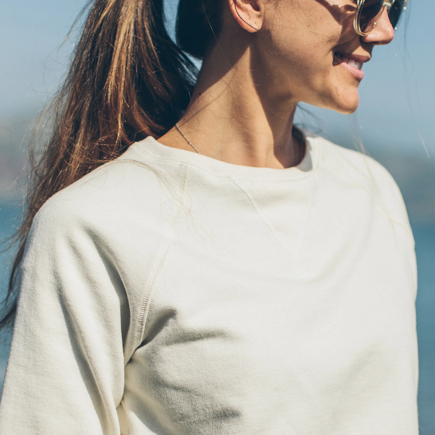 The Weekend Sweatshirt in Natural - Image 4