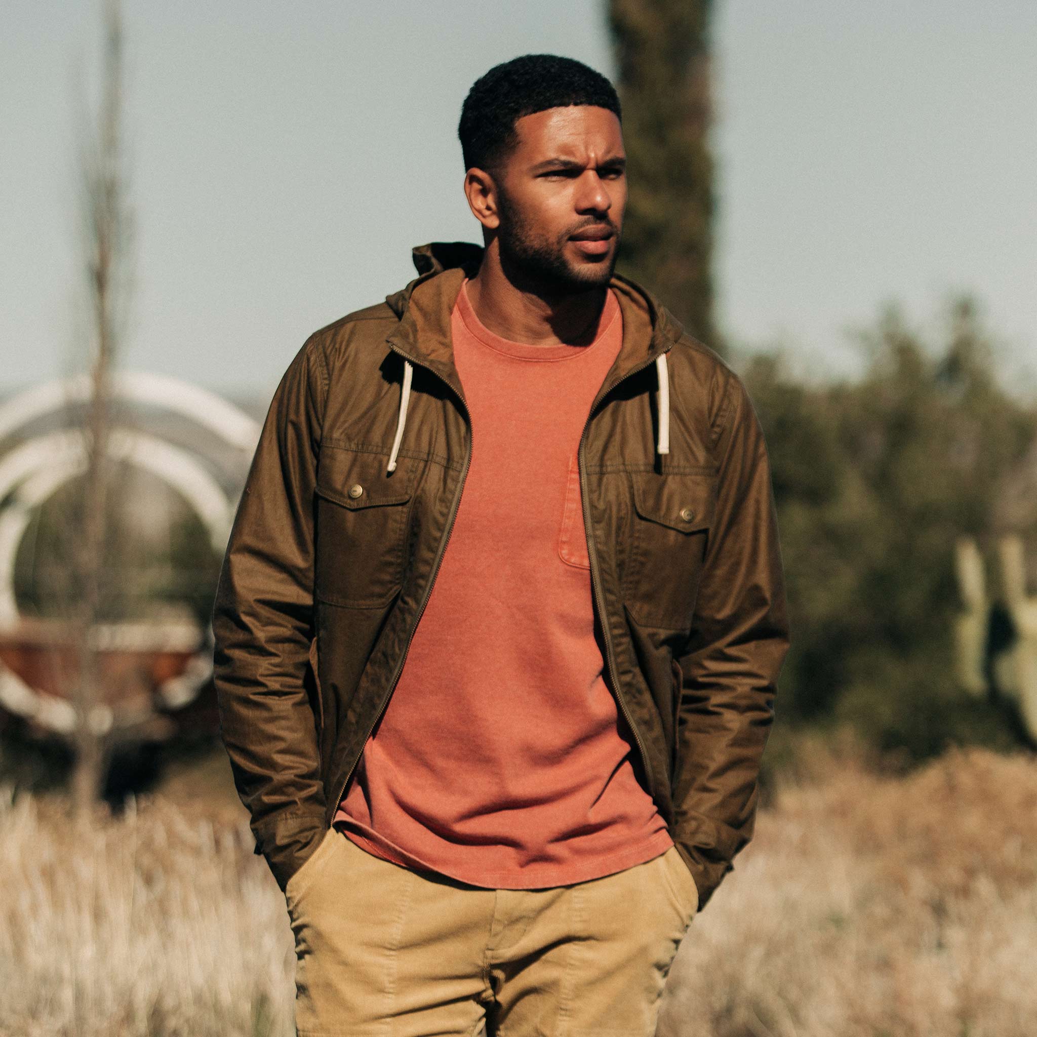 The Welterweight Winslow in Field Tan Waxed Canvas - Image 5