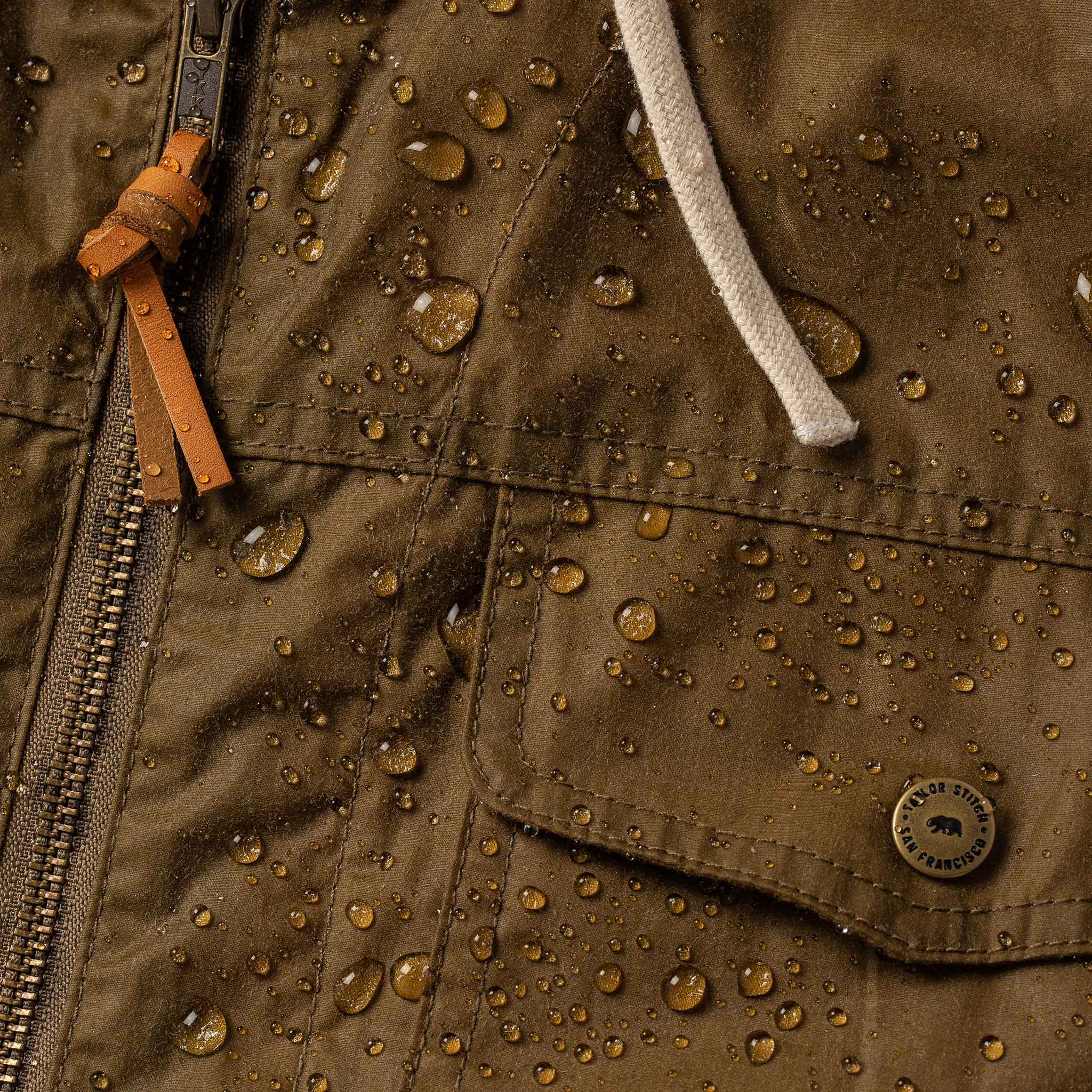 The Welterweight Winslow in Field Tan Waxed Canvas - Image 6