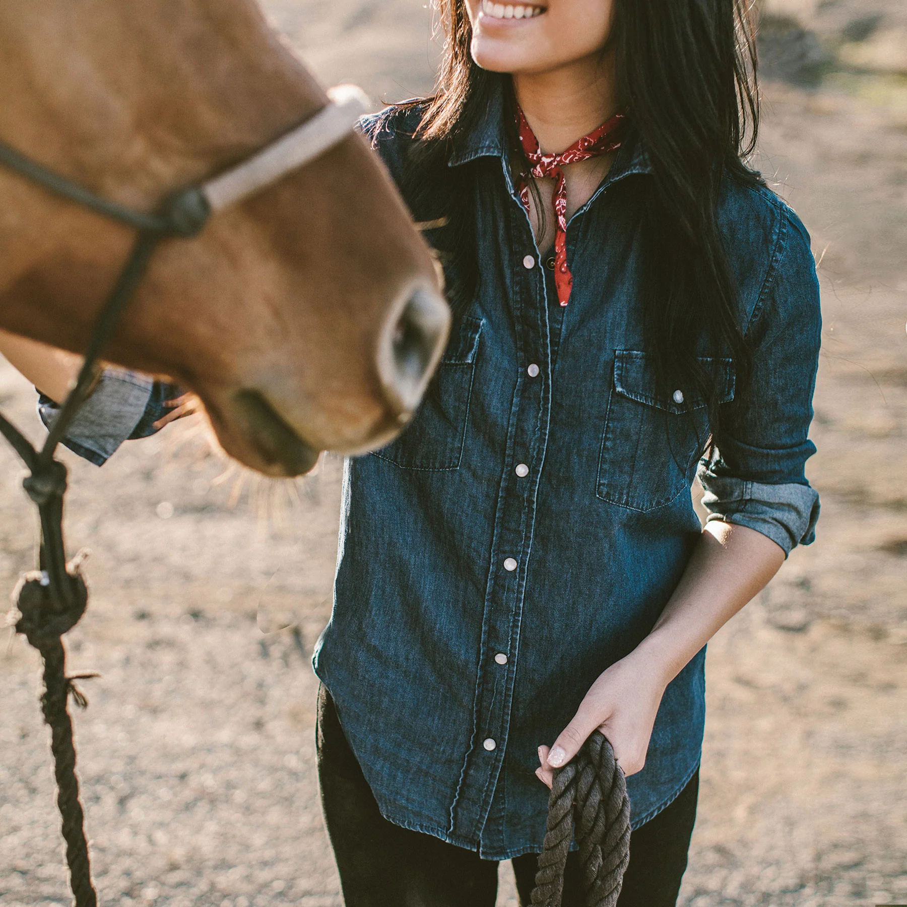 The Hutton Shirt in Indigo - Image 2