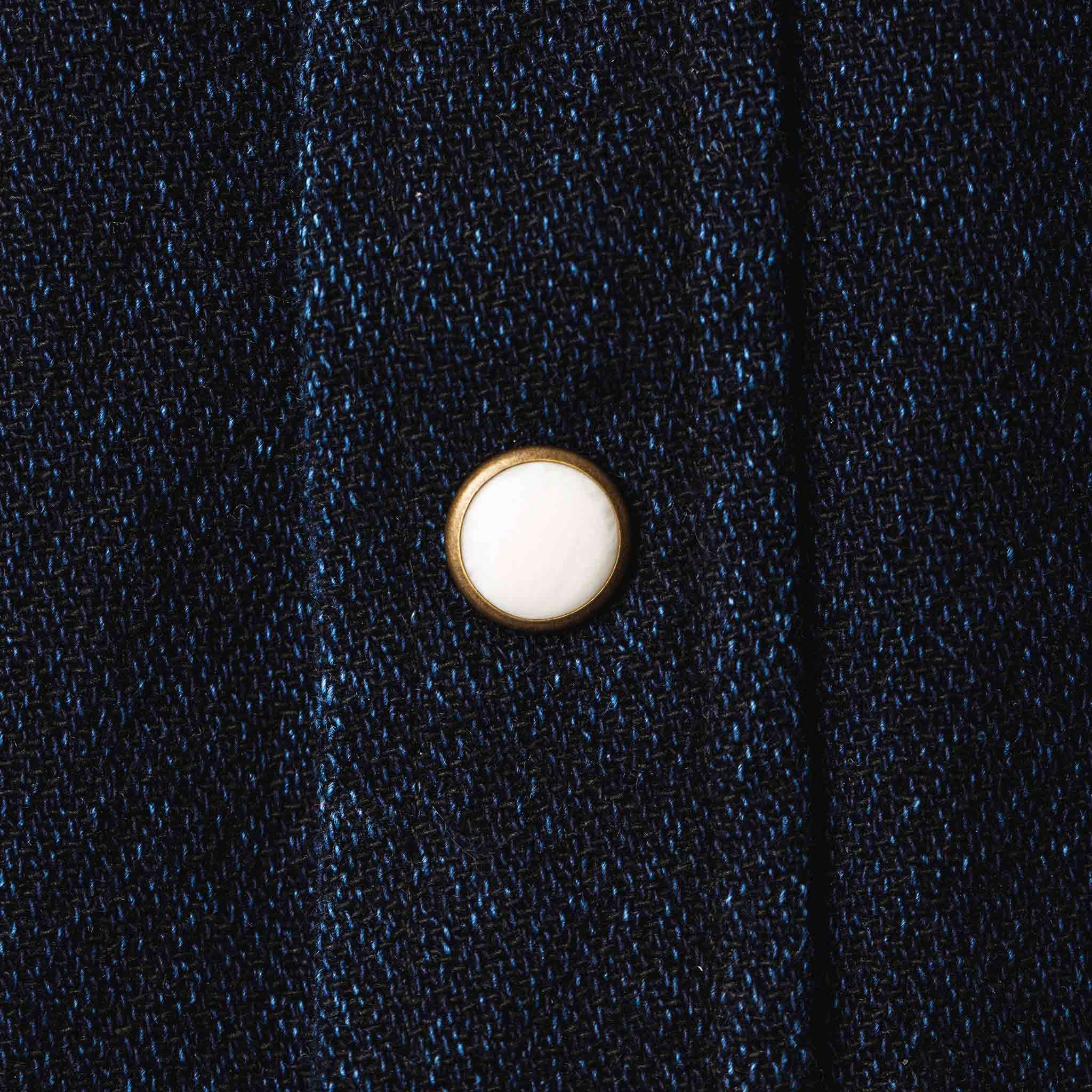 The Western Shirt in Indigo Crepe - Image 10