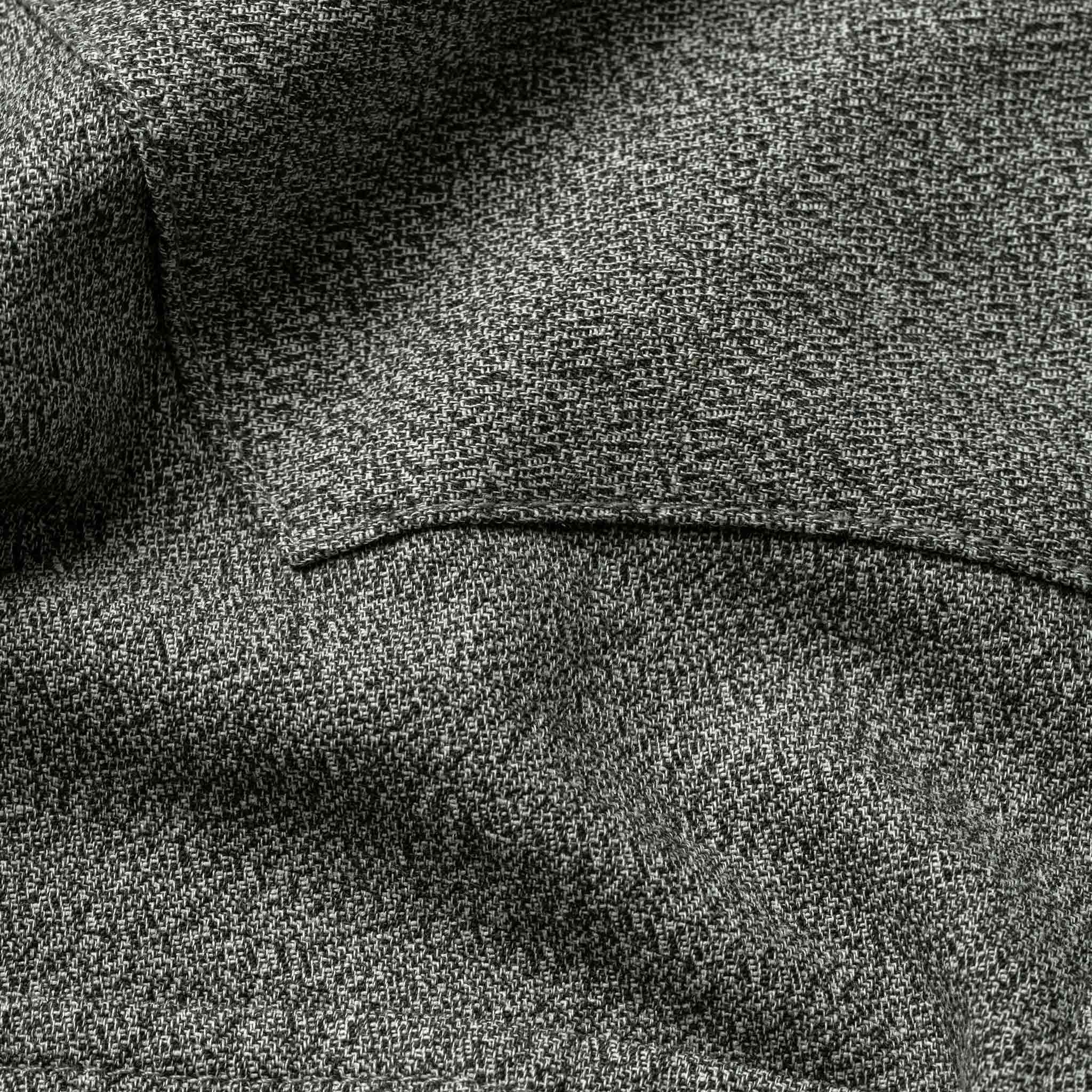 The Western Shirt in Olive Melange - Image 8