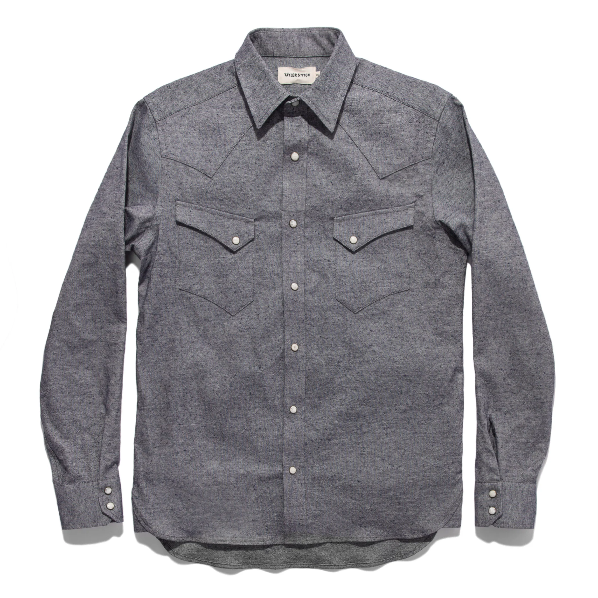 The Western Shirt in Upcycled Chambray - Image 13