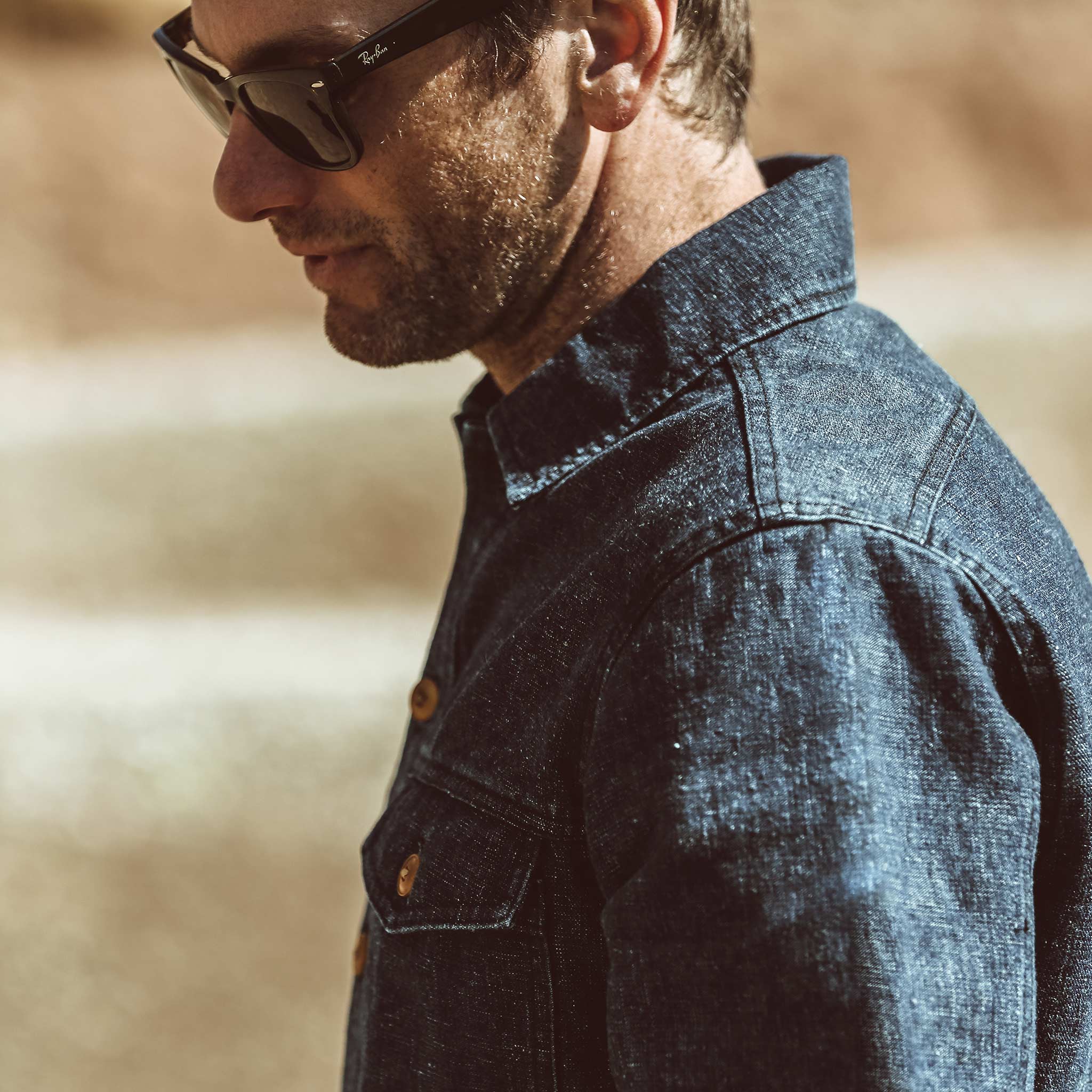 The Westport in Indigo Hemp Denim - Image 6