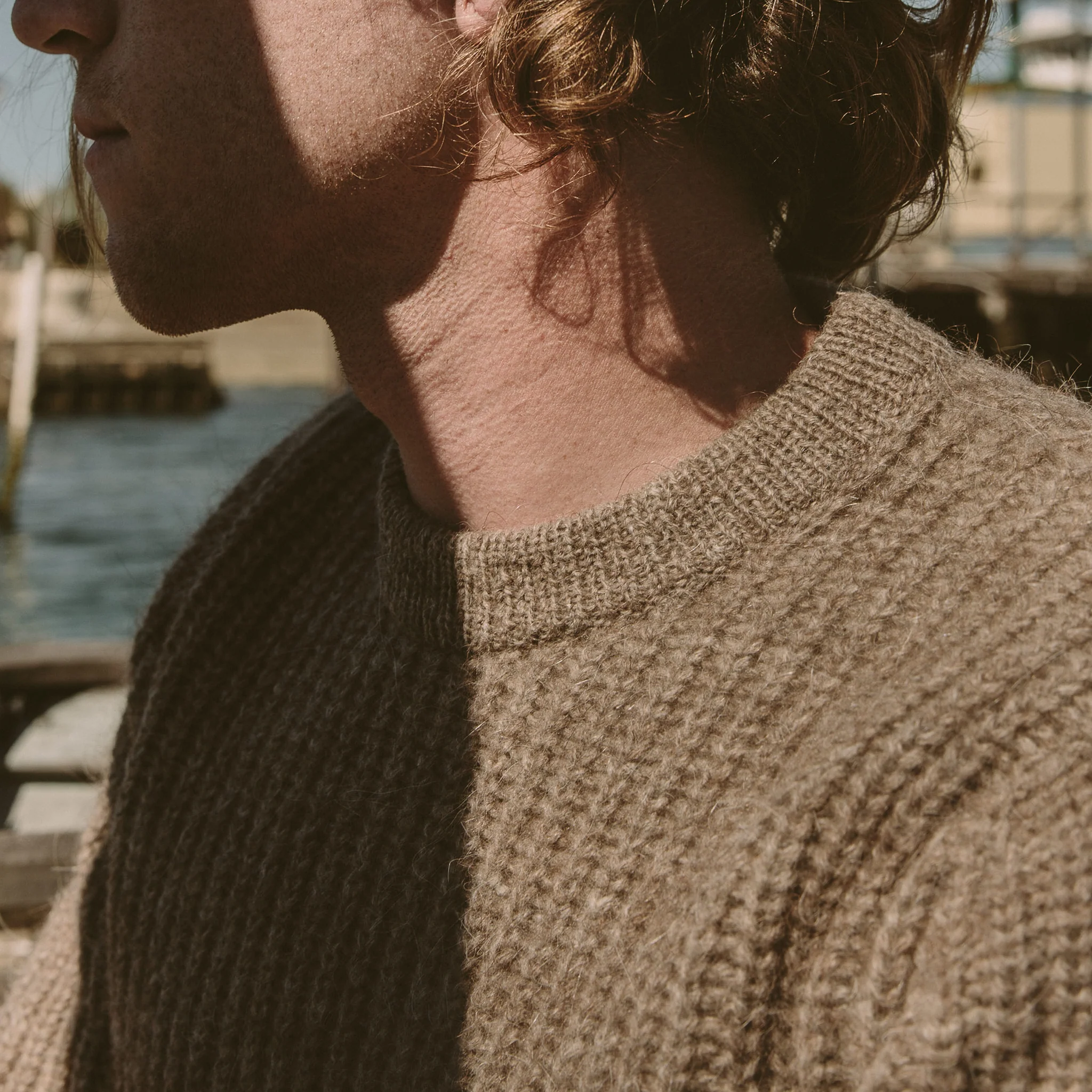 The Whaler Sweater in Alpaca Wool - Image 5
