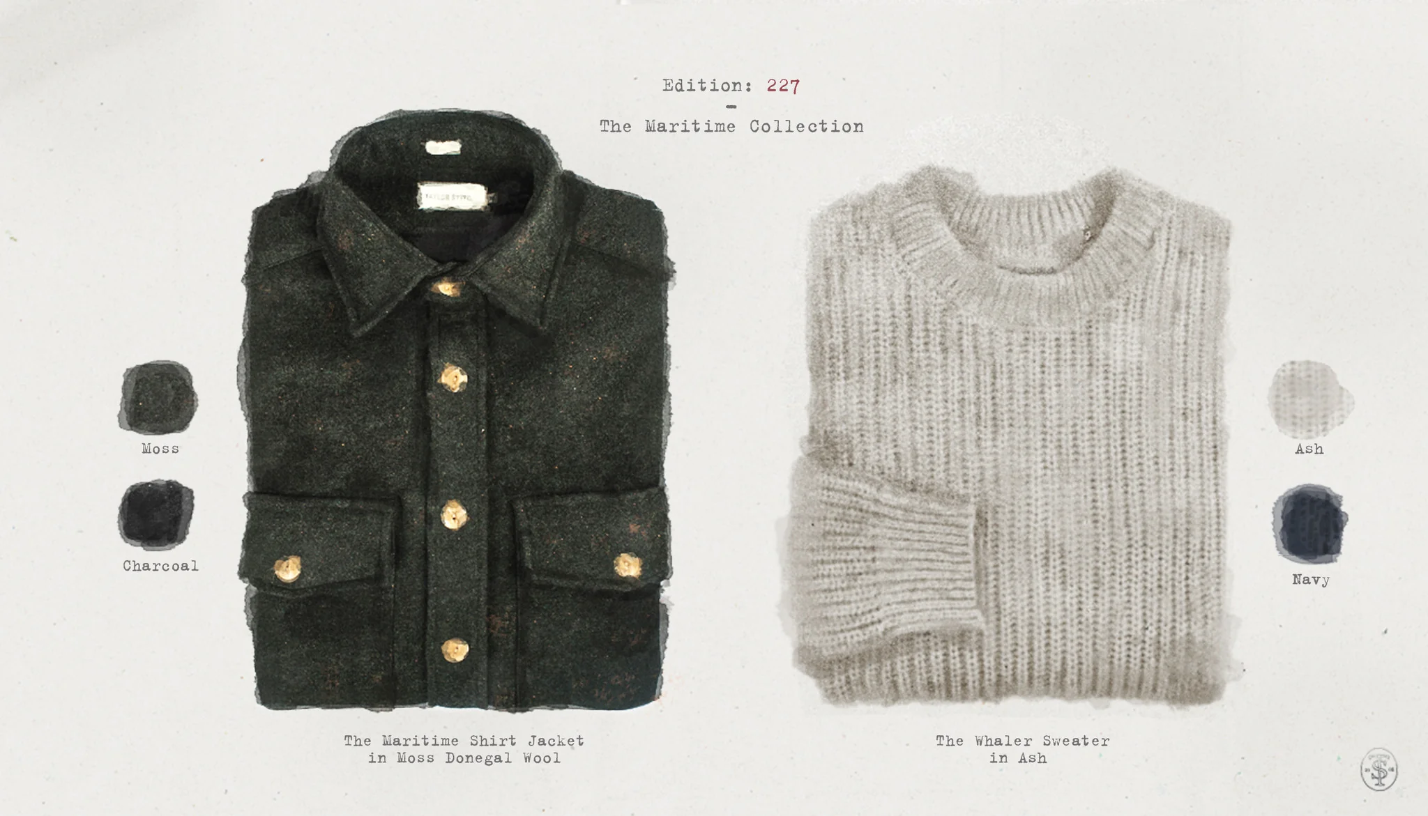 The Whaler Sweater in Navy - Image 10