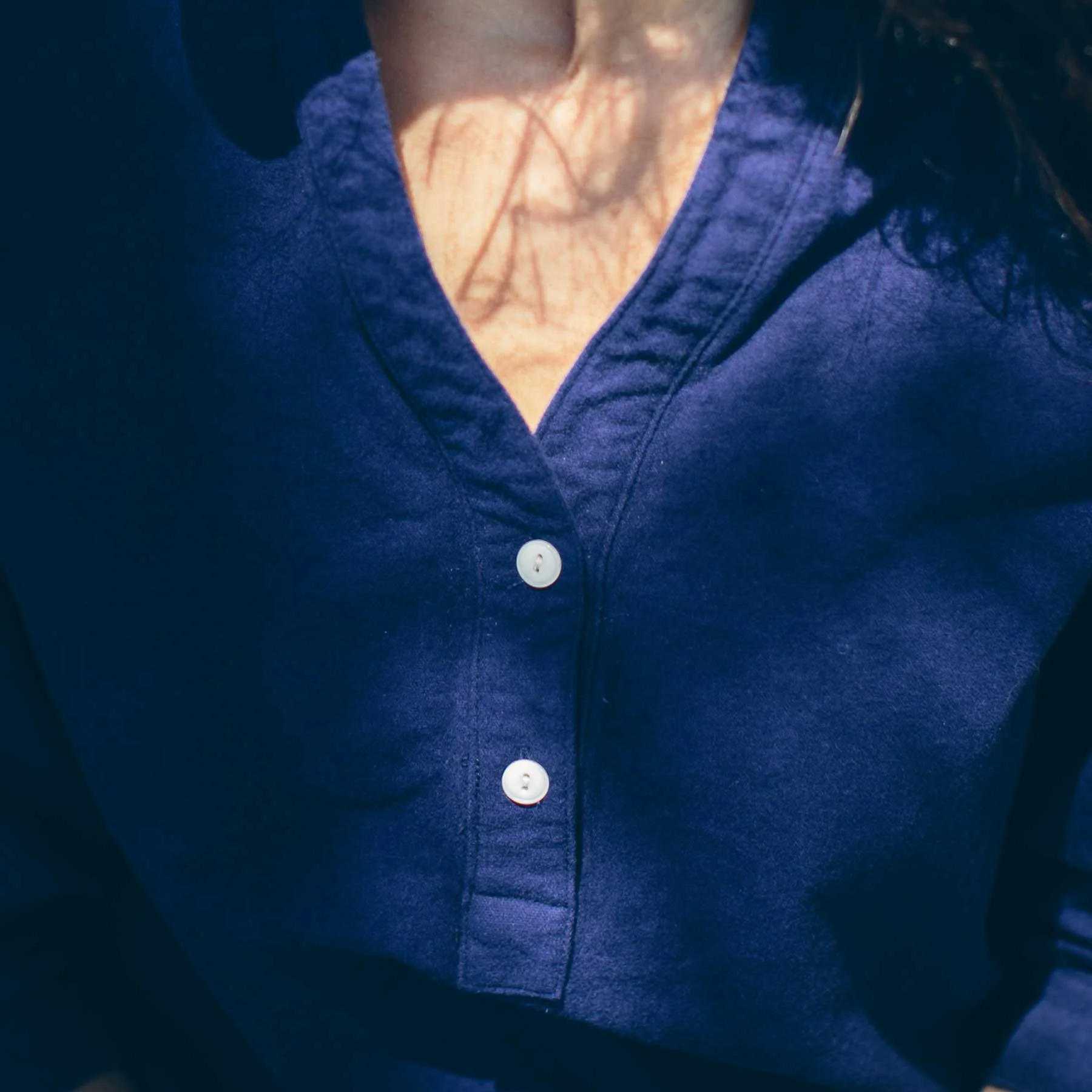 The Whitney Popover in Navy - Image 5