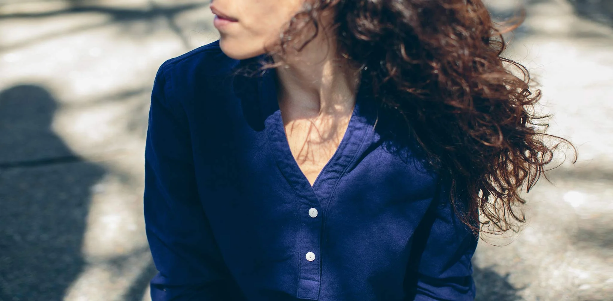 The Whitney Popover in Navy - Image 7